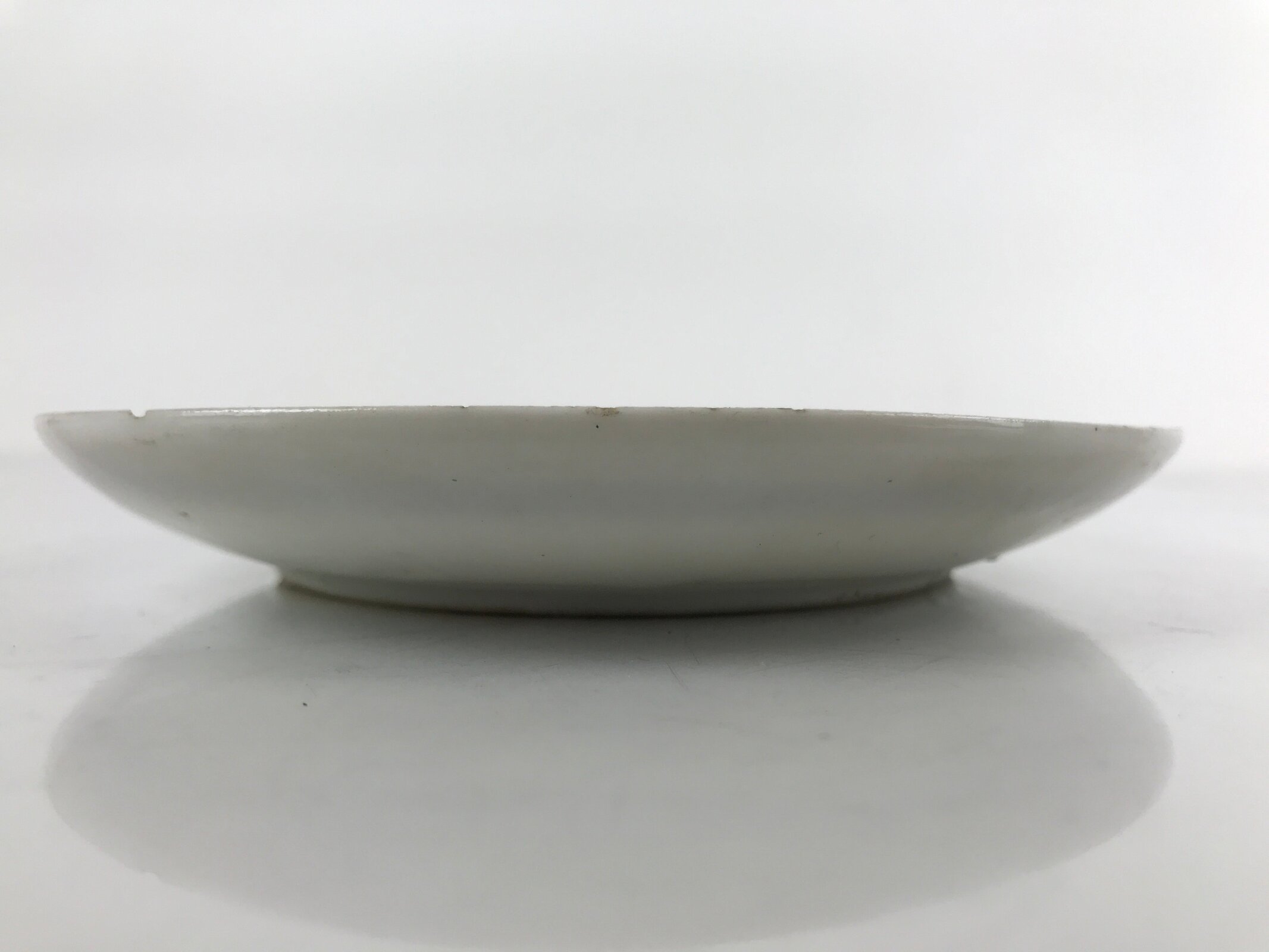 Japanese Porcelain Small Plate Kozara Vtg Plum Blossom Sun Black White PY713