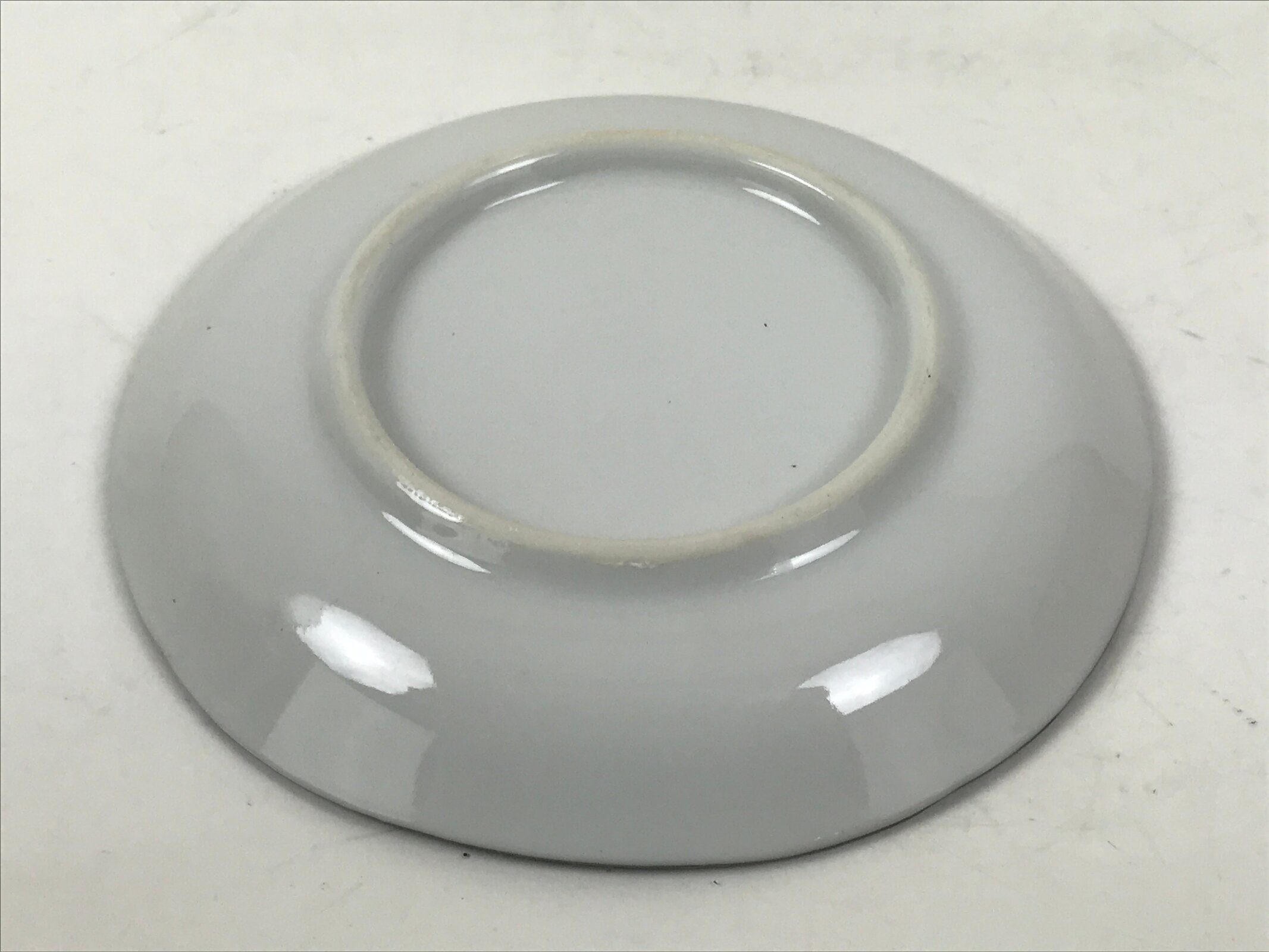 Japanese Porcelain Small Plate Kozara Vtg Sara Morning Glory Asagao Blue Y338