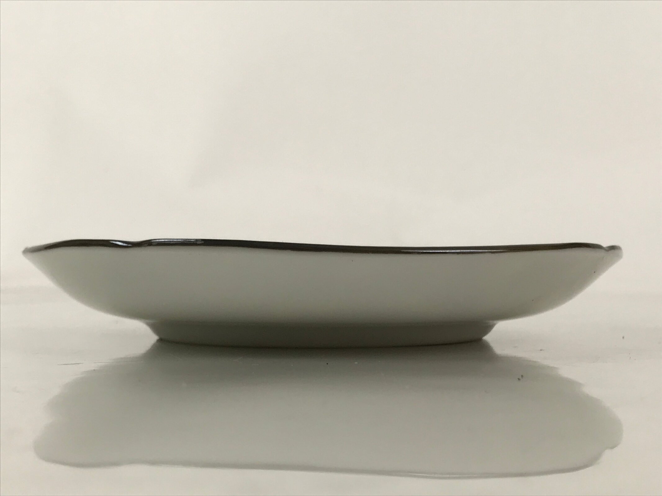 Japanese Porcelain Small Plate Kozara Vtg Sara Morning Glory Asagao Blue Y338