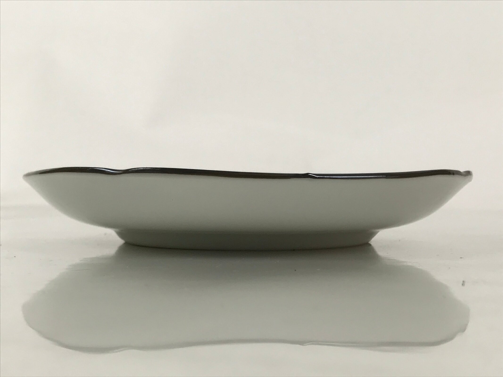 Japanese Porcelain Small Plate Kozara Vtg Sara Morning Glory Asagao Blue Y338