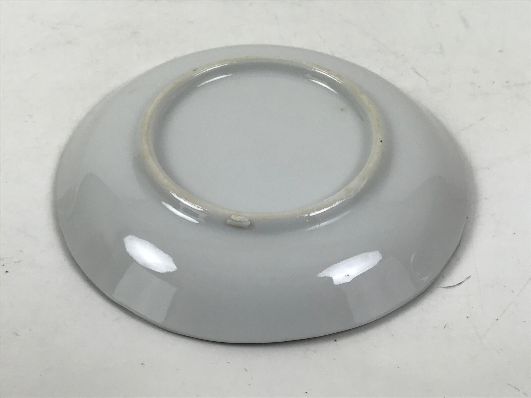 Japanese Porcelain Small Plate Kozara Vtg Sara Morning Glory Asagao Blue Y348