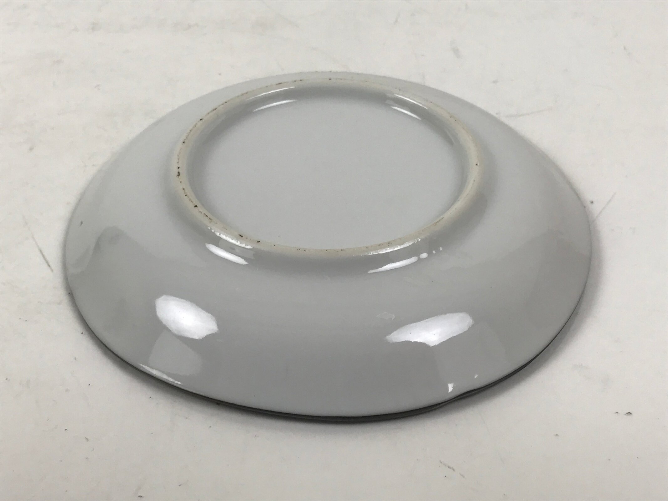 Japanese Porcelain Small Plate Kozara Vtg Sara Morning Glory Asagao Blue Y354