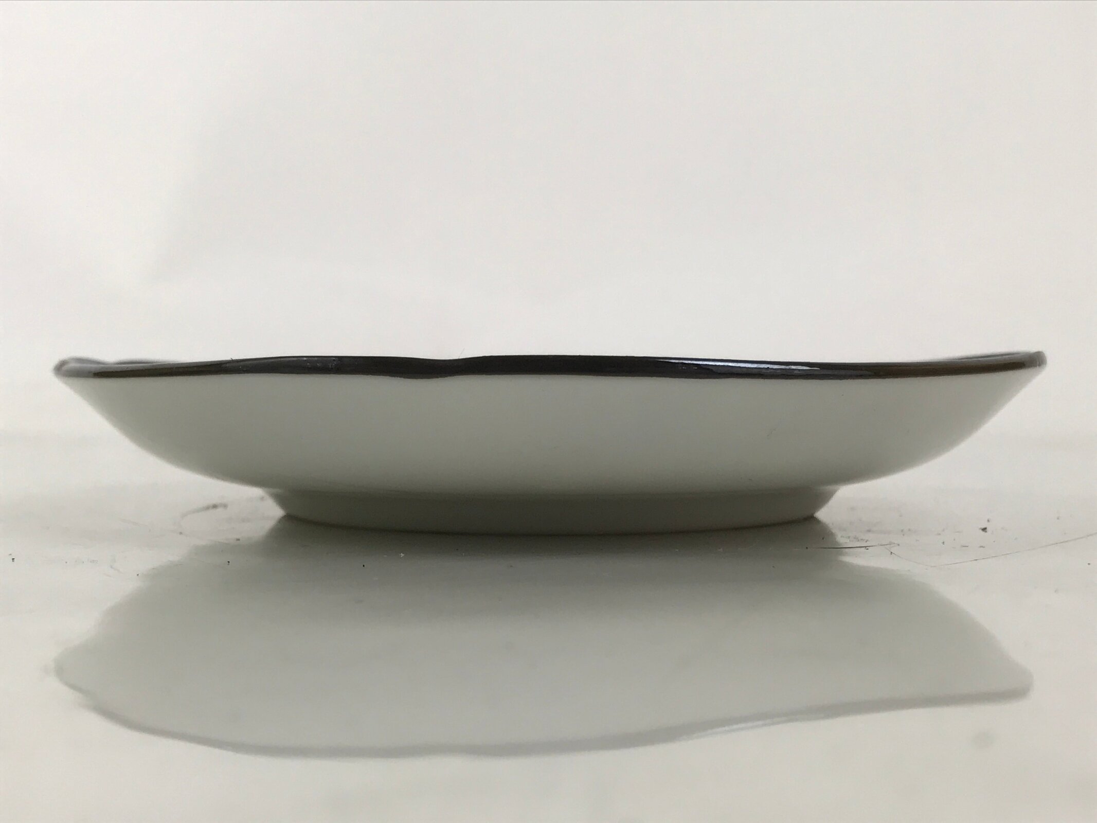 Japanese Porcelain Small Plate Kozara Vtg Sara Morning Glory Asagao Blue Y354