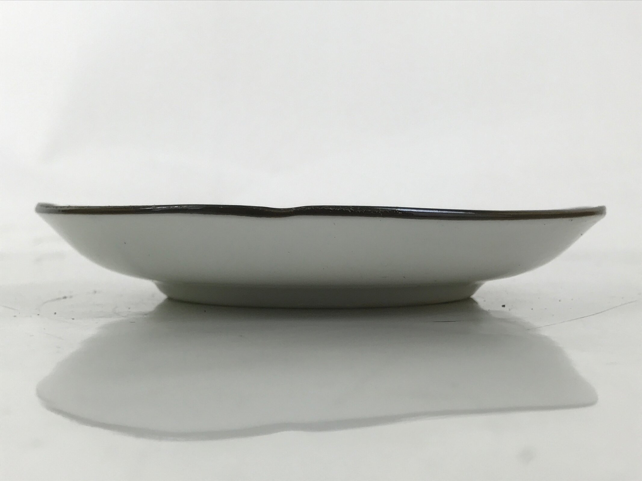 Japanese Porcelain Small Plate Kozara Vtg Sara Morning Glory Asagao Blue Y354