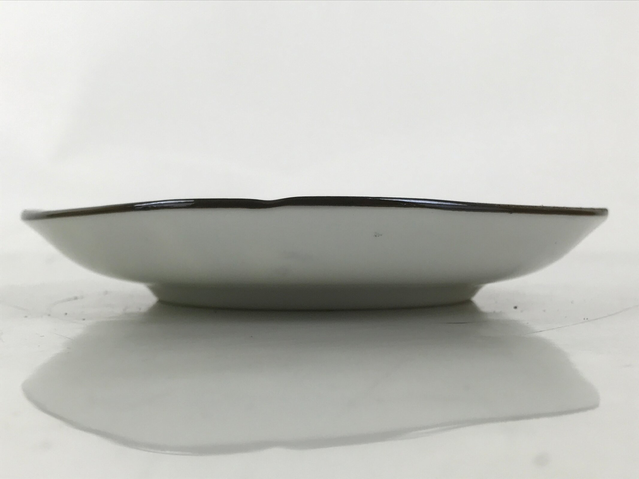 Japanese Porcelain Small Plate Kozara Vtg Sara Morning Glory Asagao Blue Y354