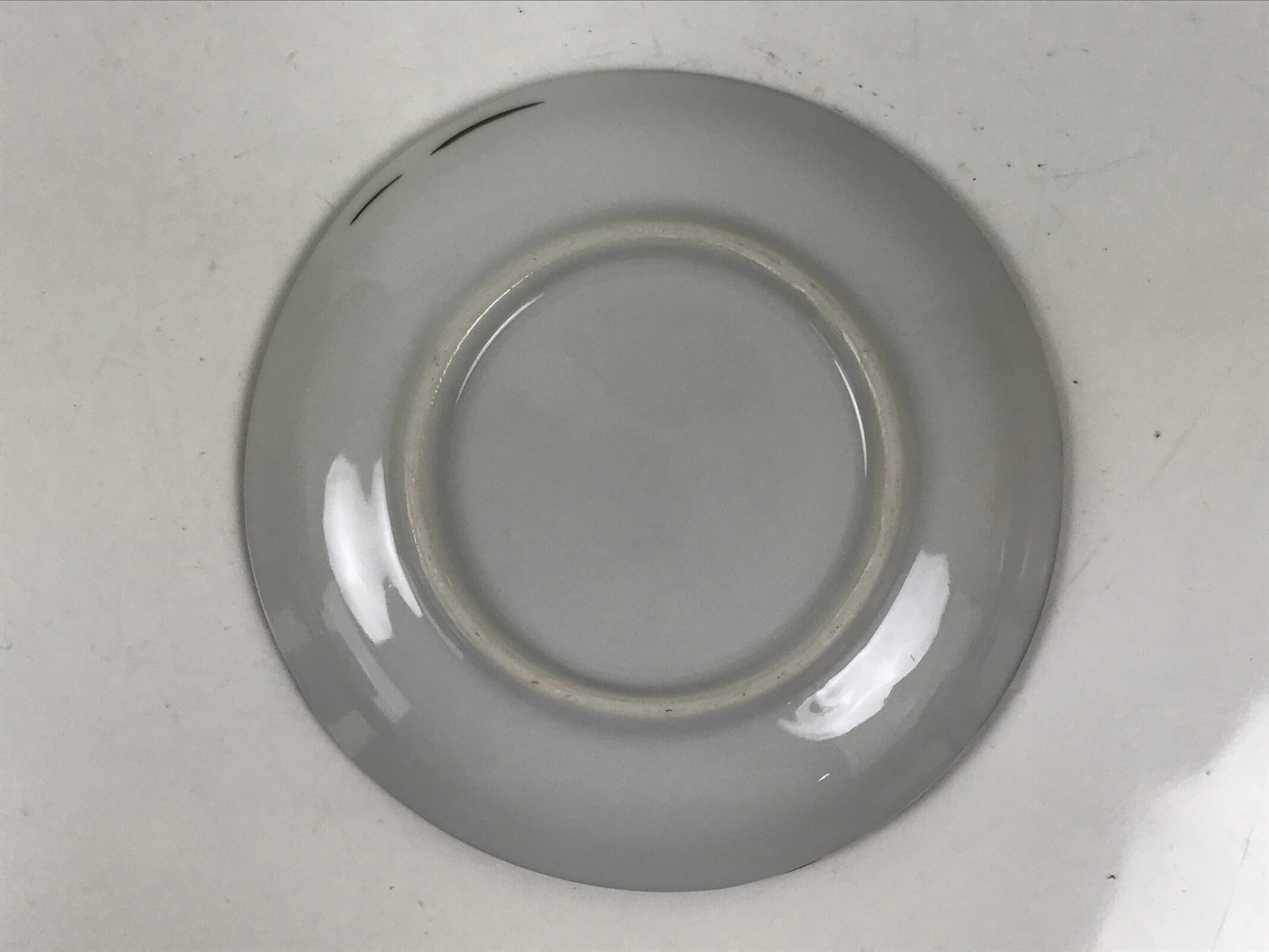 Japanese Porcelain Small Plate Kozara Vtg Sara Morning Glory Asagao Blue Y355