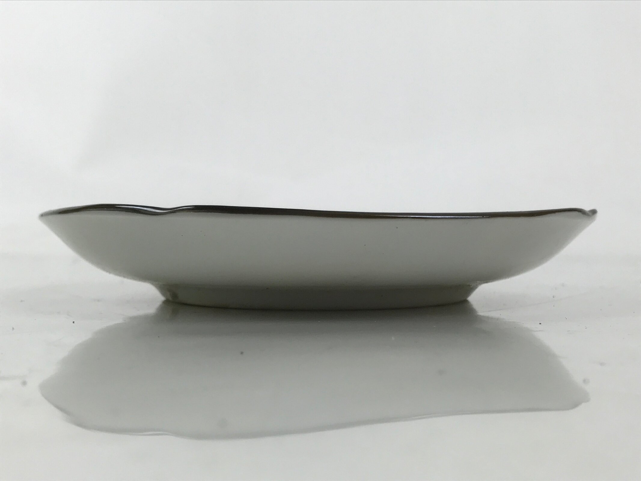 Japanese Porcelain Small Plate Kozara Vtg Sara Morning Glory Asagao Blue Y362