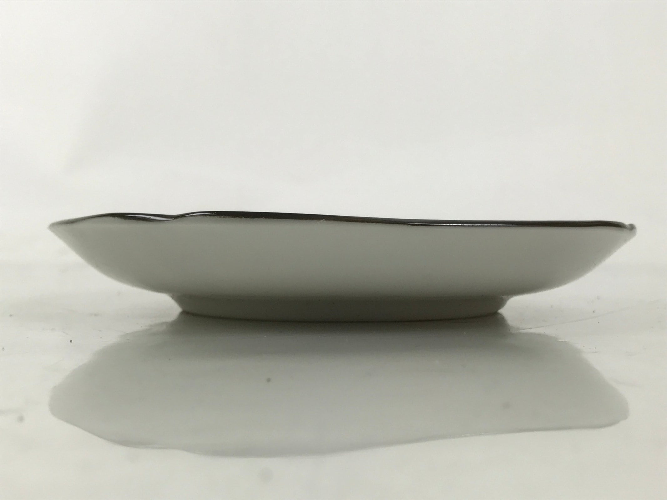 Japanese Porcelain Small Plate Kozara Vtg Sara Morning Glory Asagao Blue Y362