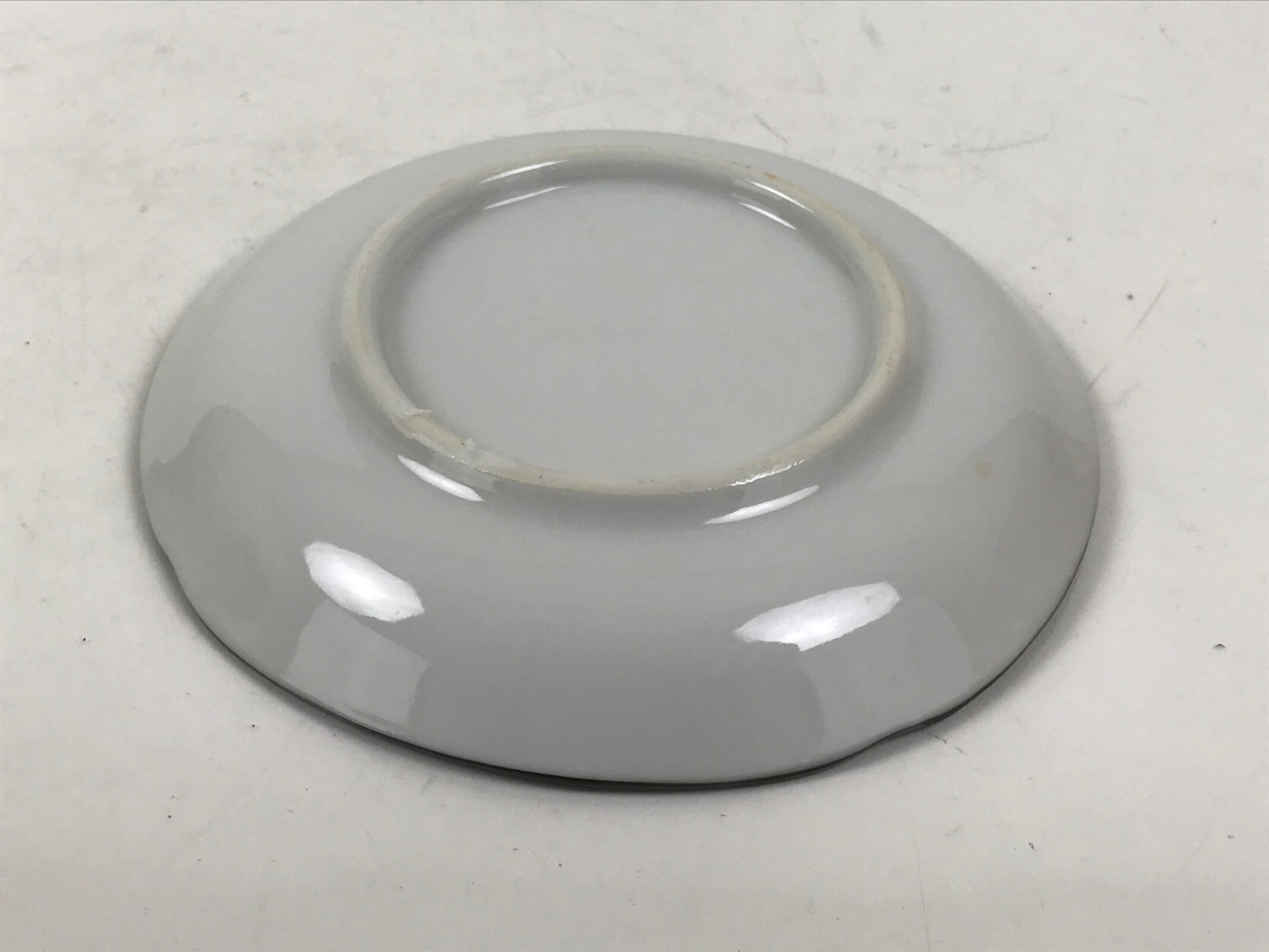 Japanese Porcelain Small Plate Kozara Vtg Sara Morning Glory Asagao Blue Y363