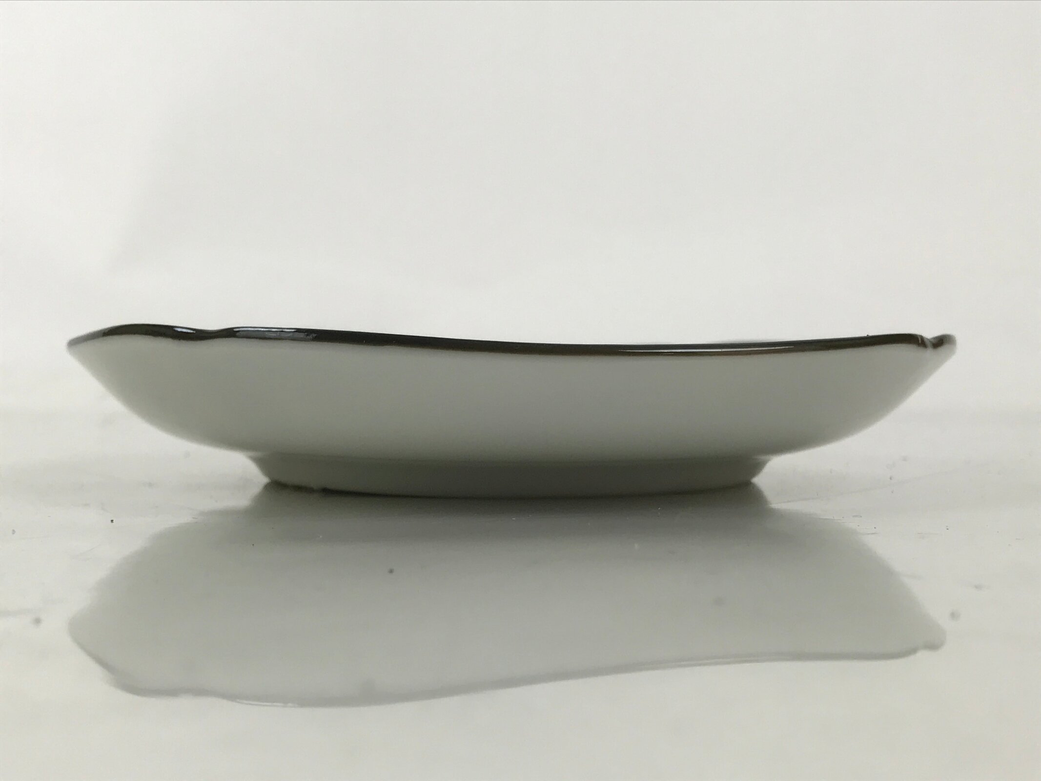 Japanese Porcelain Small Plate Kozara Vtg Sara Morning Glory Asagao Blue Y363