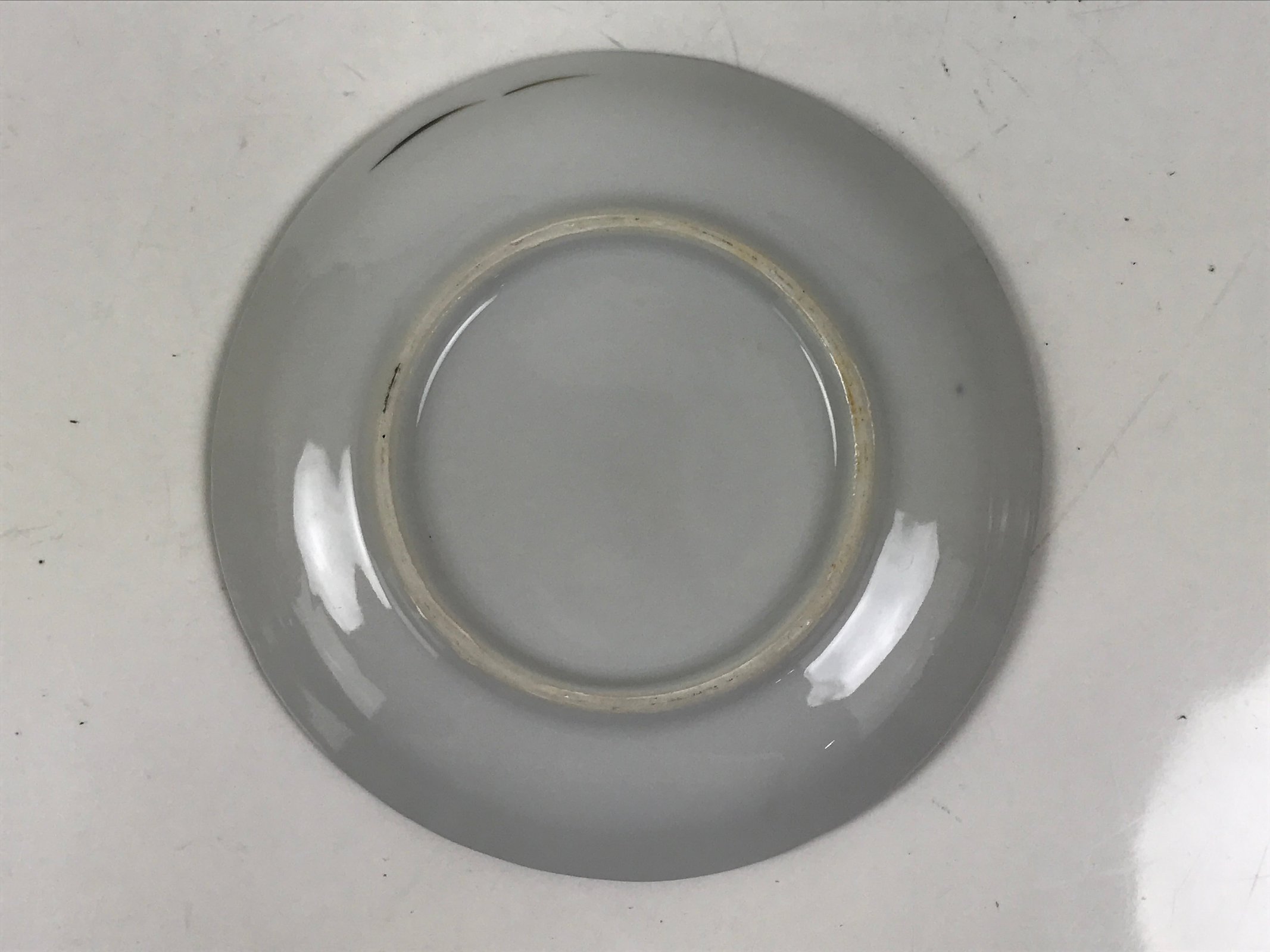 Japanese Porcelain Small Plate Kozara Vtg Sara Morning Glory Asagao Blue Y364