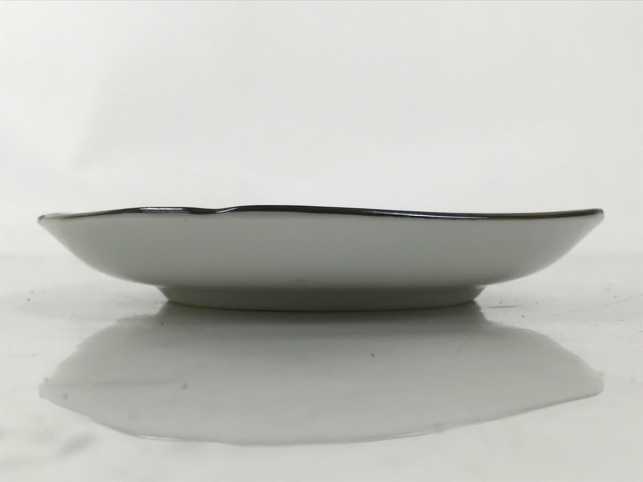 Japanese Porcelain Small Plate Kozara Vtg Sara Morning Glory Asagao Blue Y364