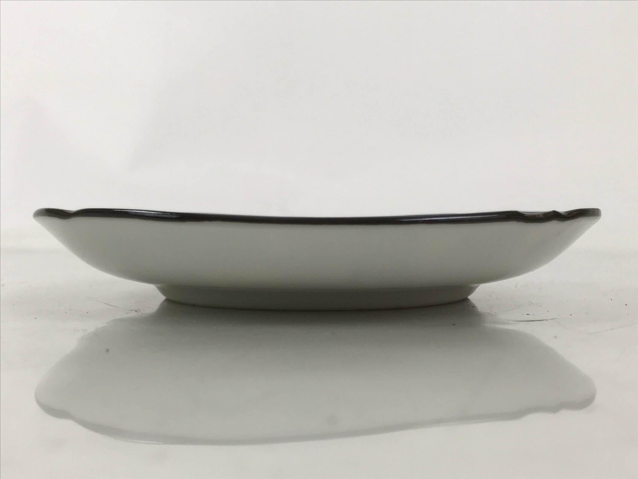 Japanese Porcelain Small Plate Kozara Vtg Sara Morning Glory Asagao Blue Y367