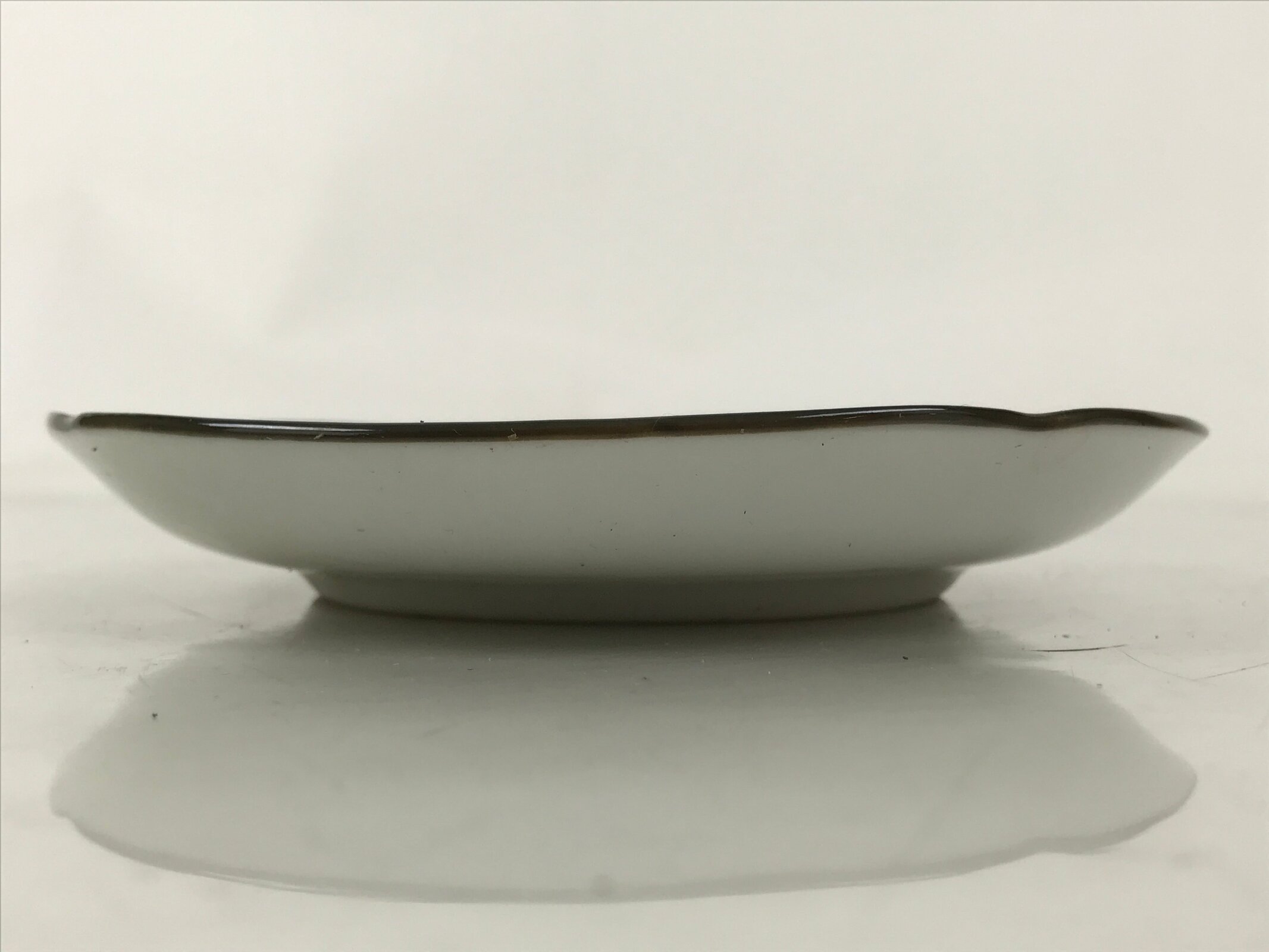 Japanese Porcelain Small Plate Kozara Vtg Sara Morning Glory Asagao Blue Y367