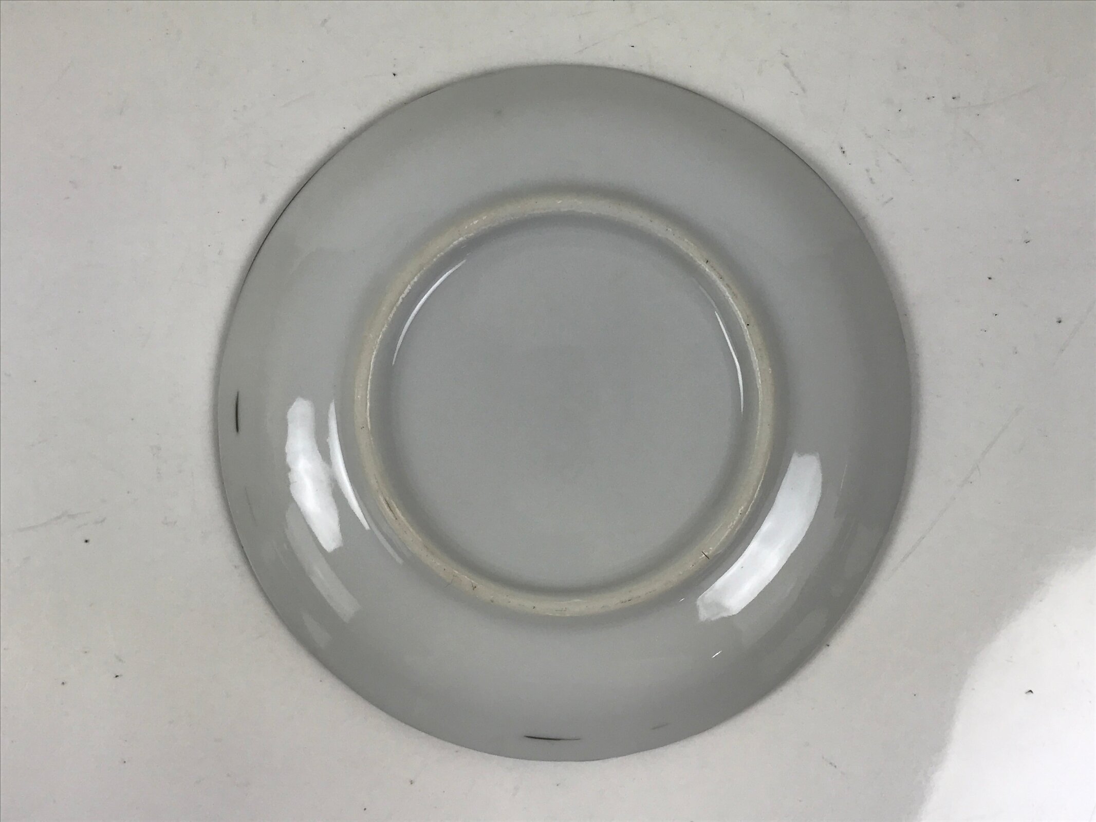 Japanese Porcelain Small Plate Kozara Vtg Sara Morning Glory Asagao Blue Y374