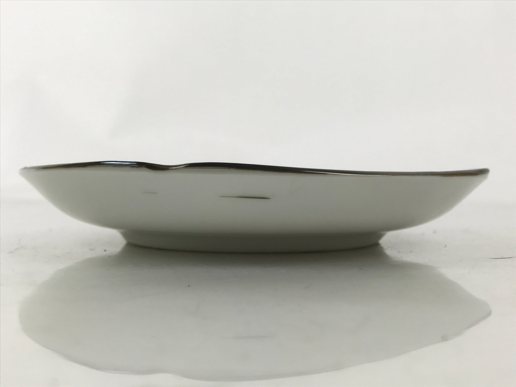 Japanese Porcelain Small Plate Kozara Vtg Sara Morning Glory Asagao Blue Y374