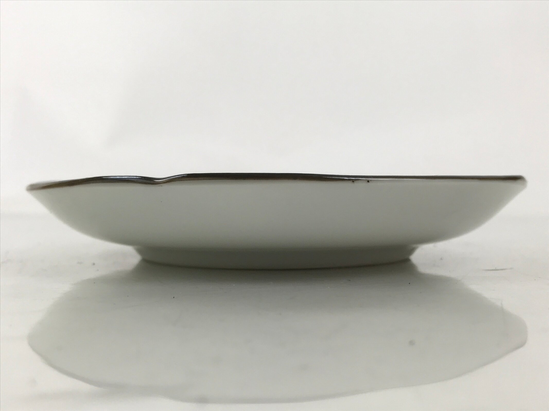 Japanese Porcelain Small Plate Kozara Vtg Sara Morning Glory Asagao Blue Y374