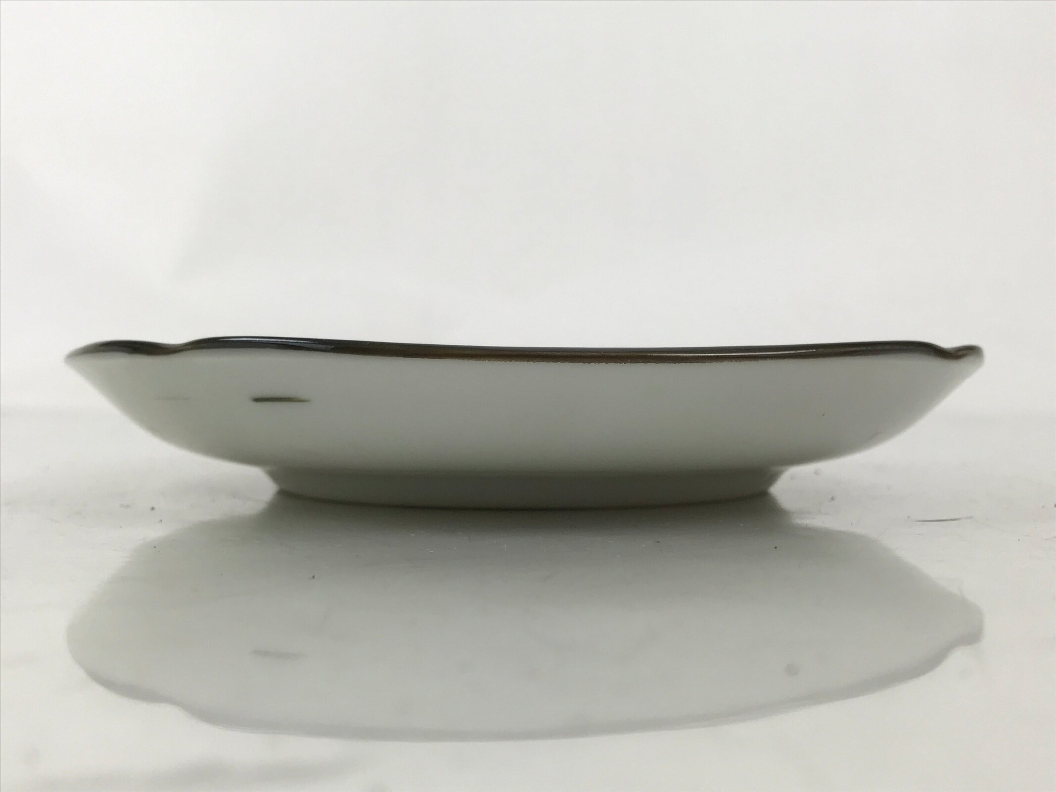 Japanese Porcelain Small Plate Kozara Vtg Sara Morning Glory Asagao Blue Y374