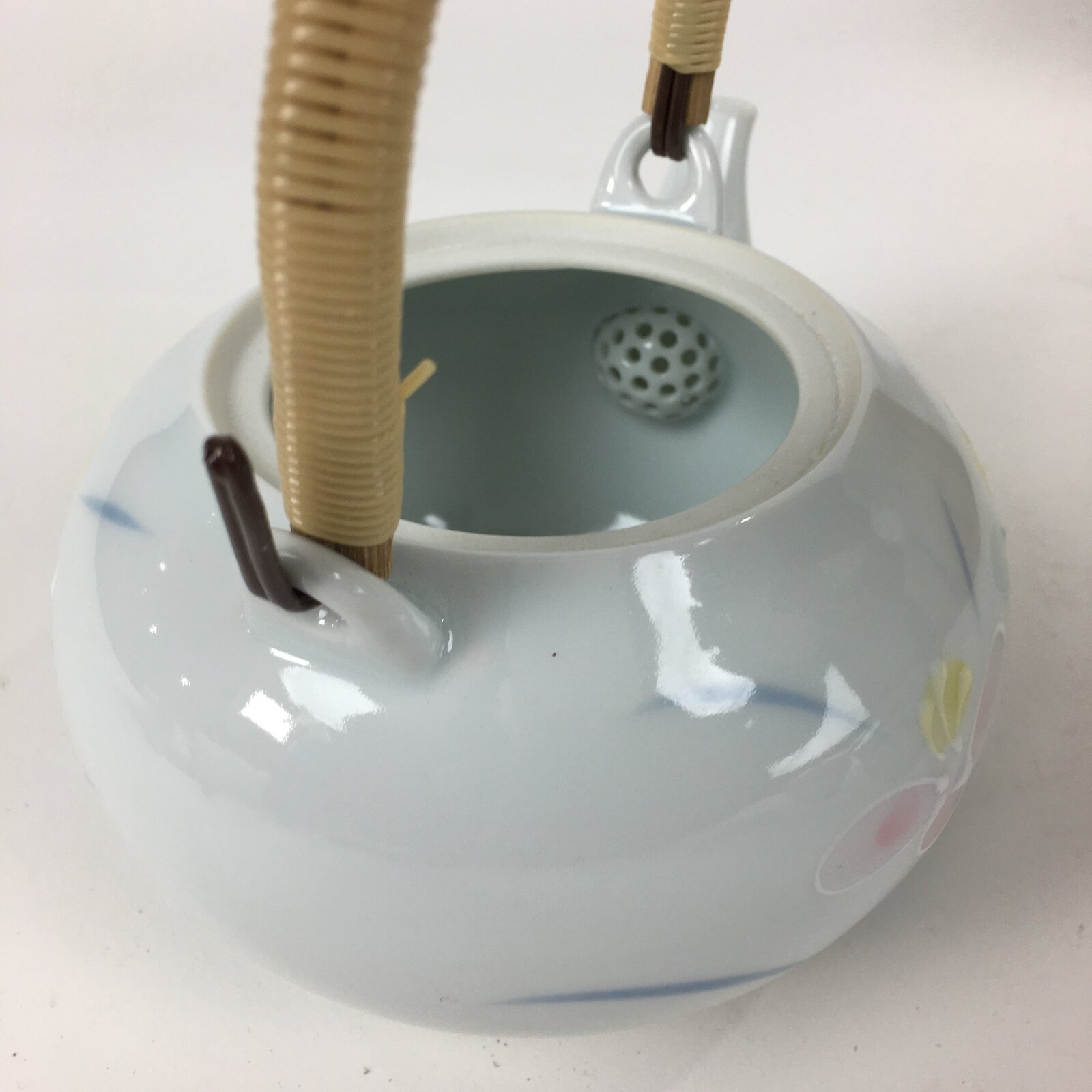 Japanese Porcelain Tea Set Arita ware Cup Pot Vtg Yunomi Kyusu Sencha PX573