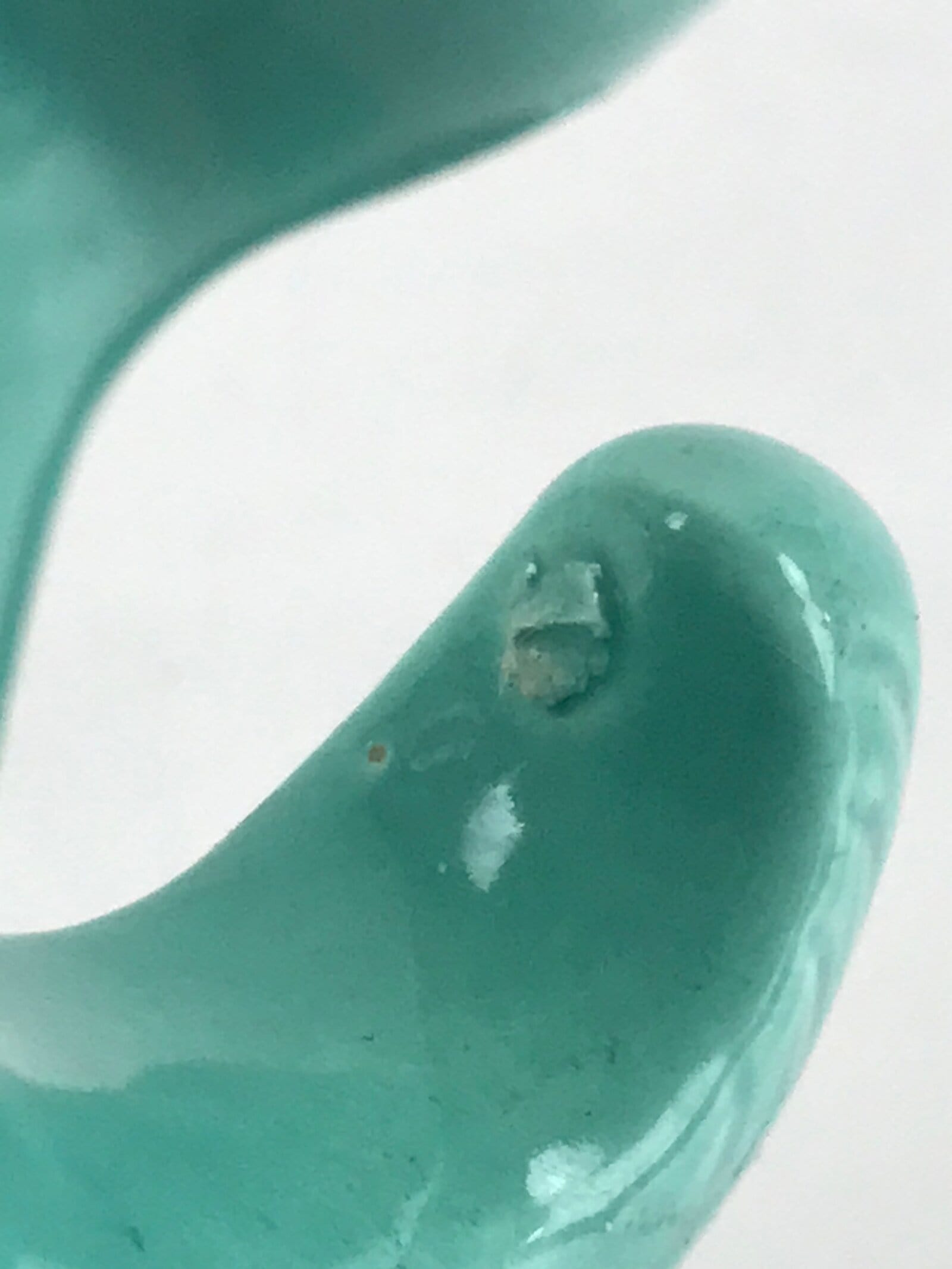 Japanese Porcelain Zodiac Symbol Dog Figurine Vtg Ornament Okimono Inu Green BD8