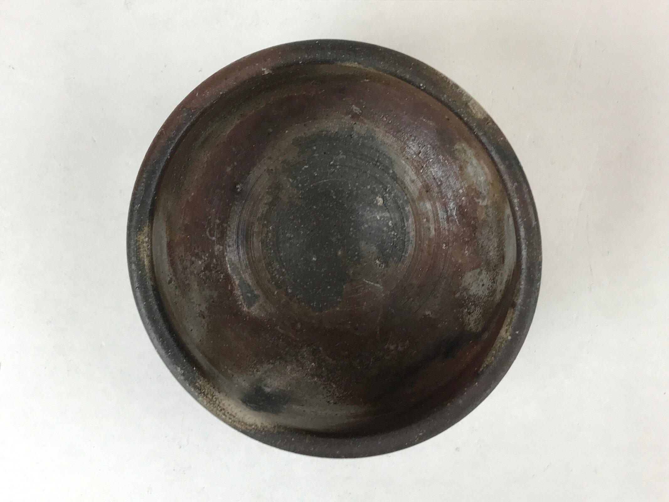 Japanese Pottery Green Tea Bowl Vtg Brown Matte Matcha Chawan CHB20