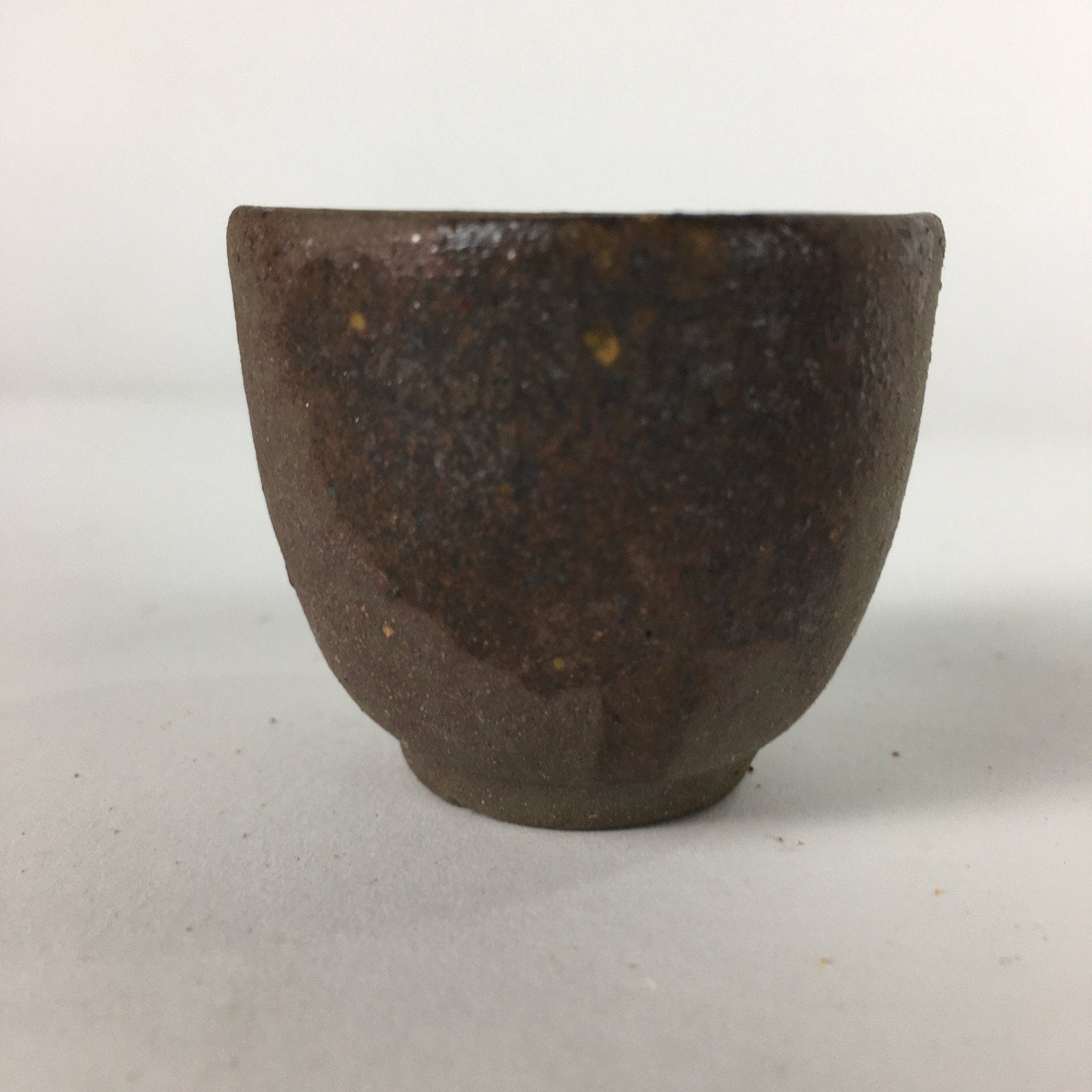 Japanese Pottery Koza-yaki Hot Sake Cup Set Vtg Sake Pot Guinomi Cups PX544