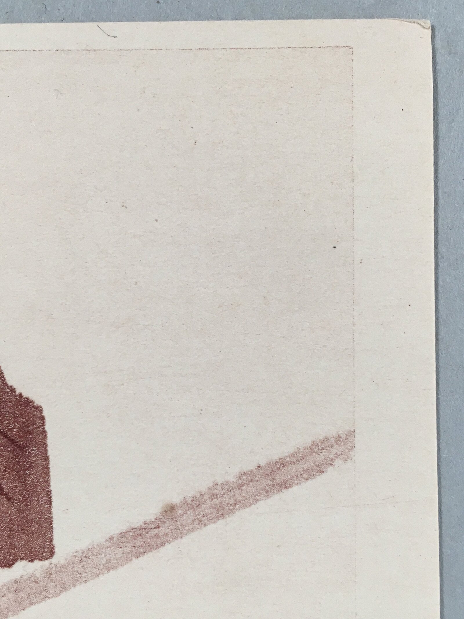 Japanese Print Drawing Painting Vtg Tea Ceremony Iron Kettle Ladle Kanji P295