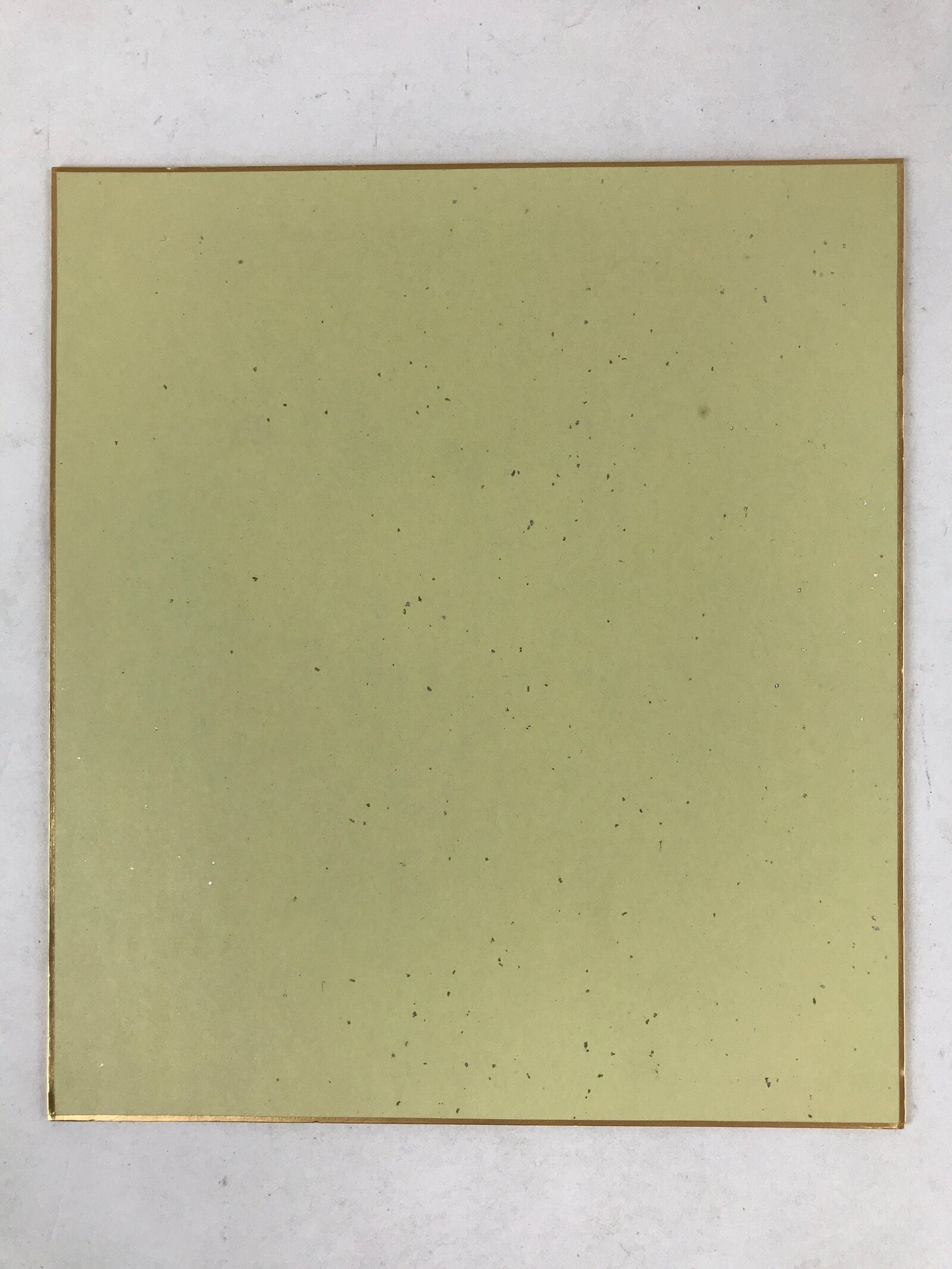 Japanese Printed Shikishi Art Board Print Mouse Green Fruit Rat Zodiac Year A548