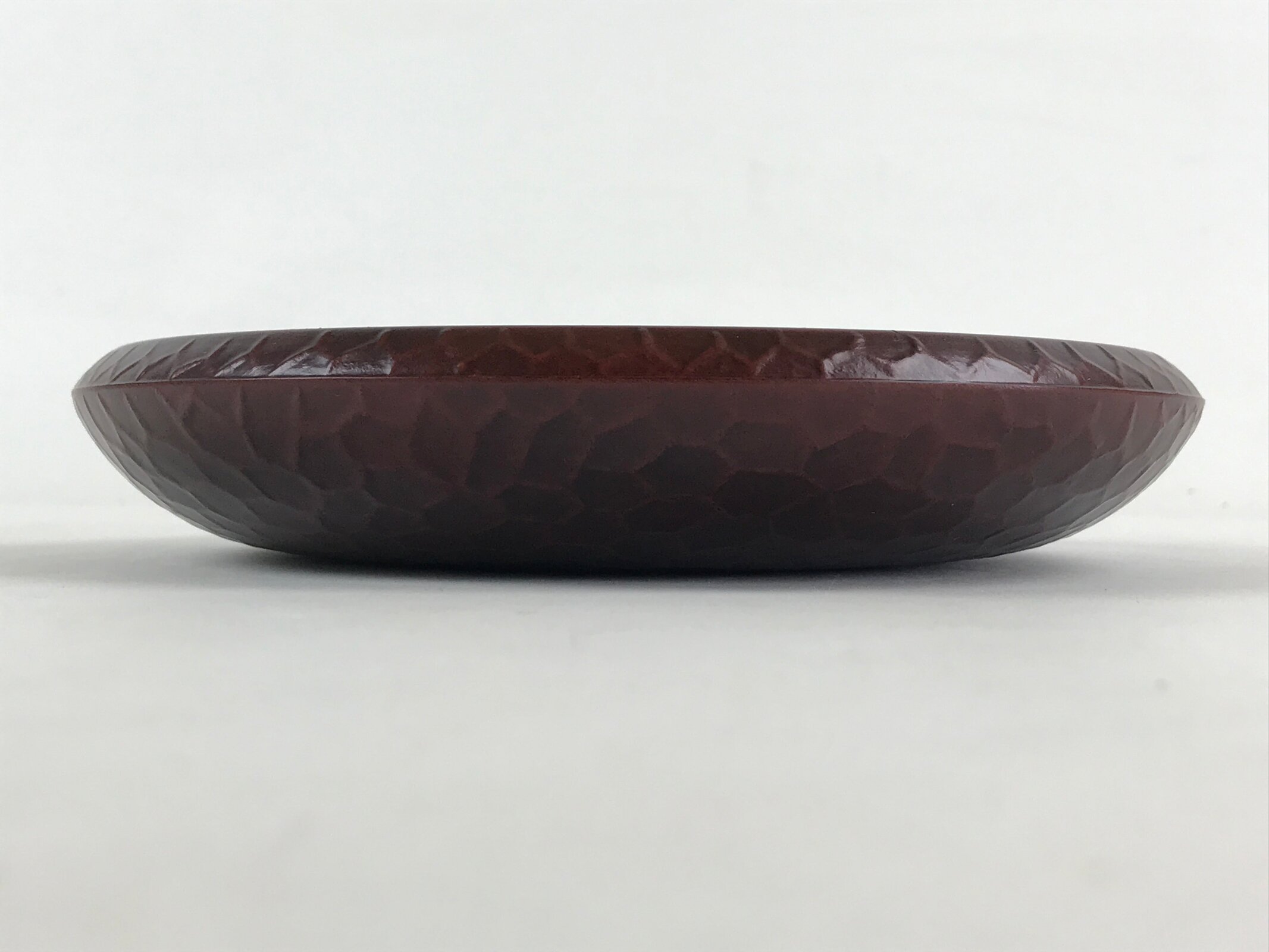 Japanese Resin Lacquer Replica Kashiki Snack Bowl Vtg Kamakurabori Iris L21