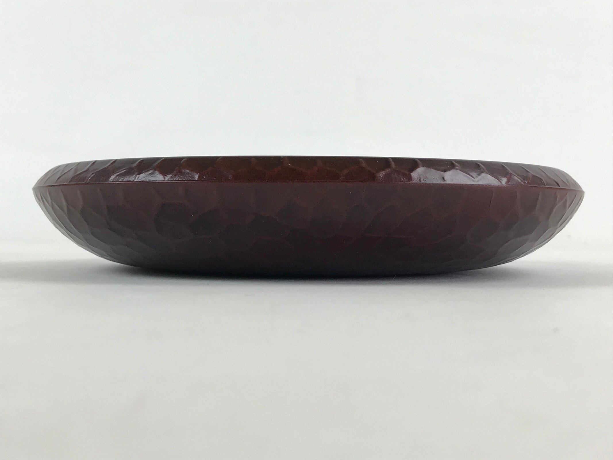 Japanese Resin Lacquer Replica Kashiki Snack Bowl Vtg Kamakurabori Iris L21