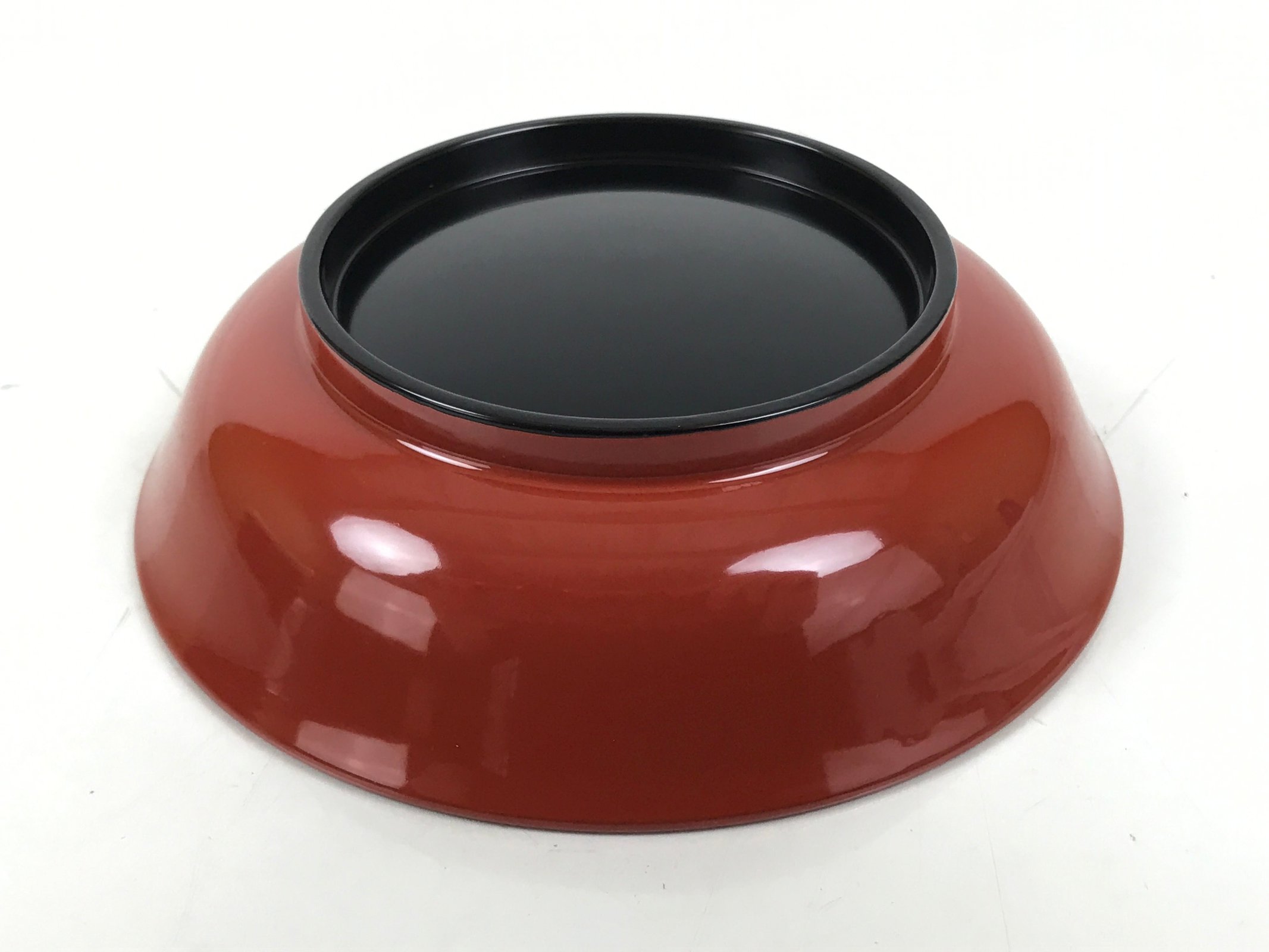 Japanese Resin Lacquer Replica Small Bowl Vtg Kobachi Side Dish Red Black L477