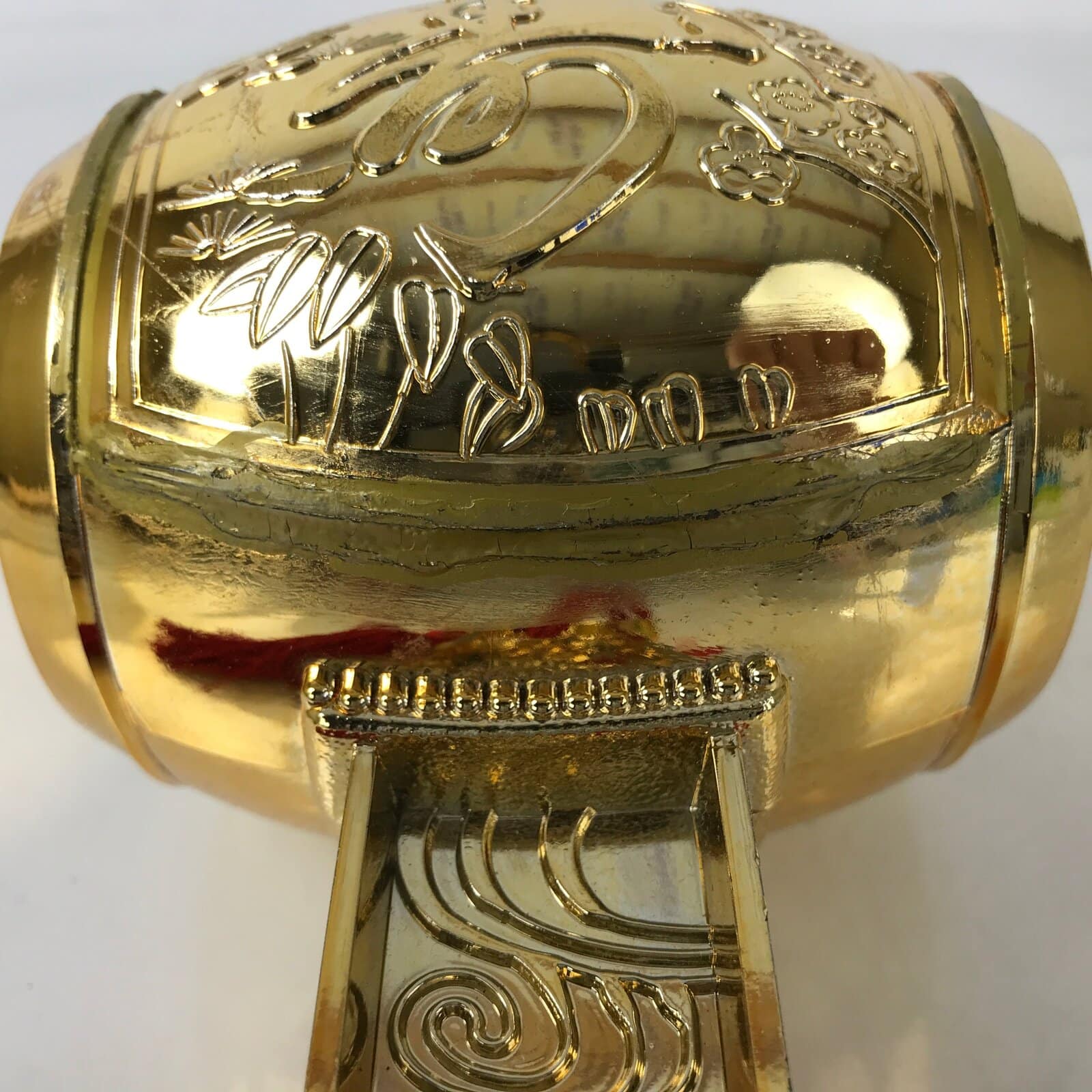 Japanese Resin Lucky Hammer Uchideno Kozuchi Vtg Rice Rattling Sound Gold ST22