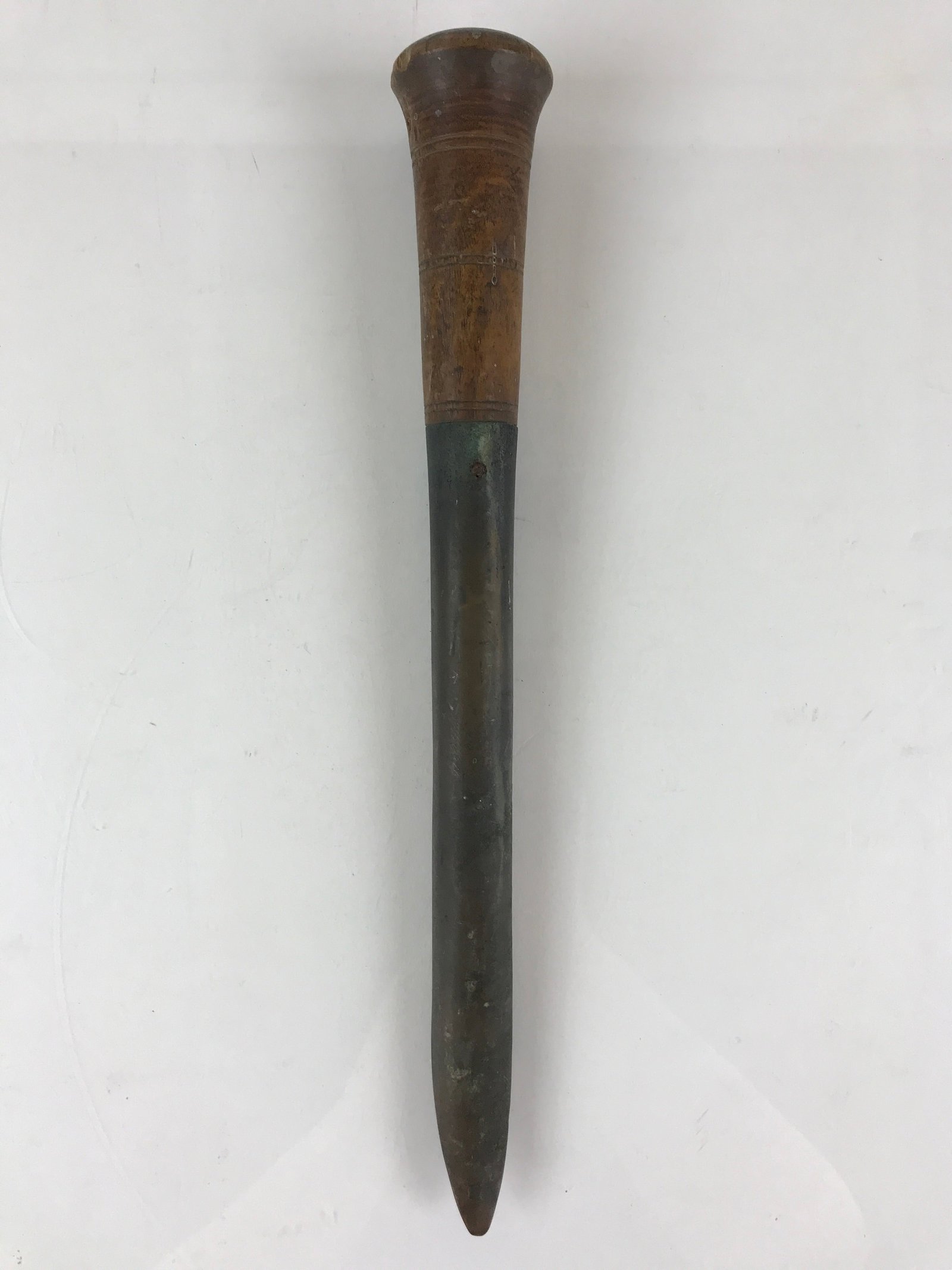 Japanese Rice Measuring Scoop Vtg Quality check Metal Wood Handle JK425