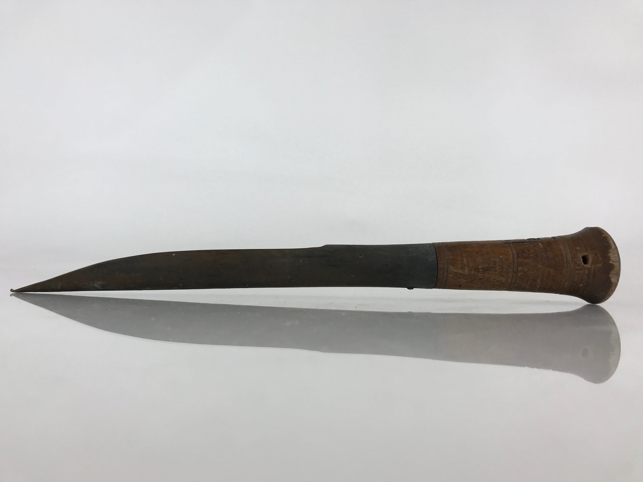 Japanese Rice Measuring Scoop Vtg Quality check Metal Wood Handle JK425