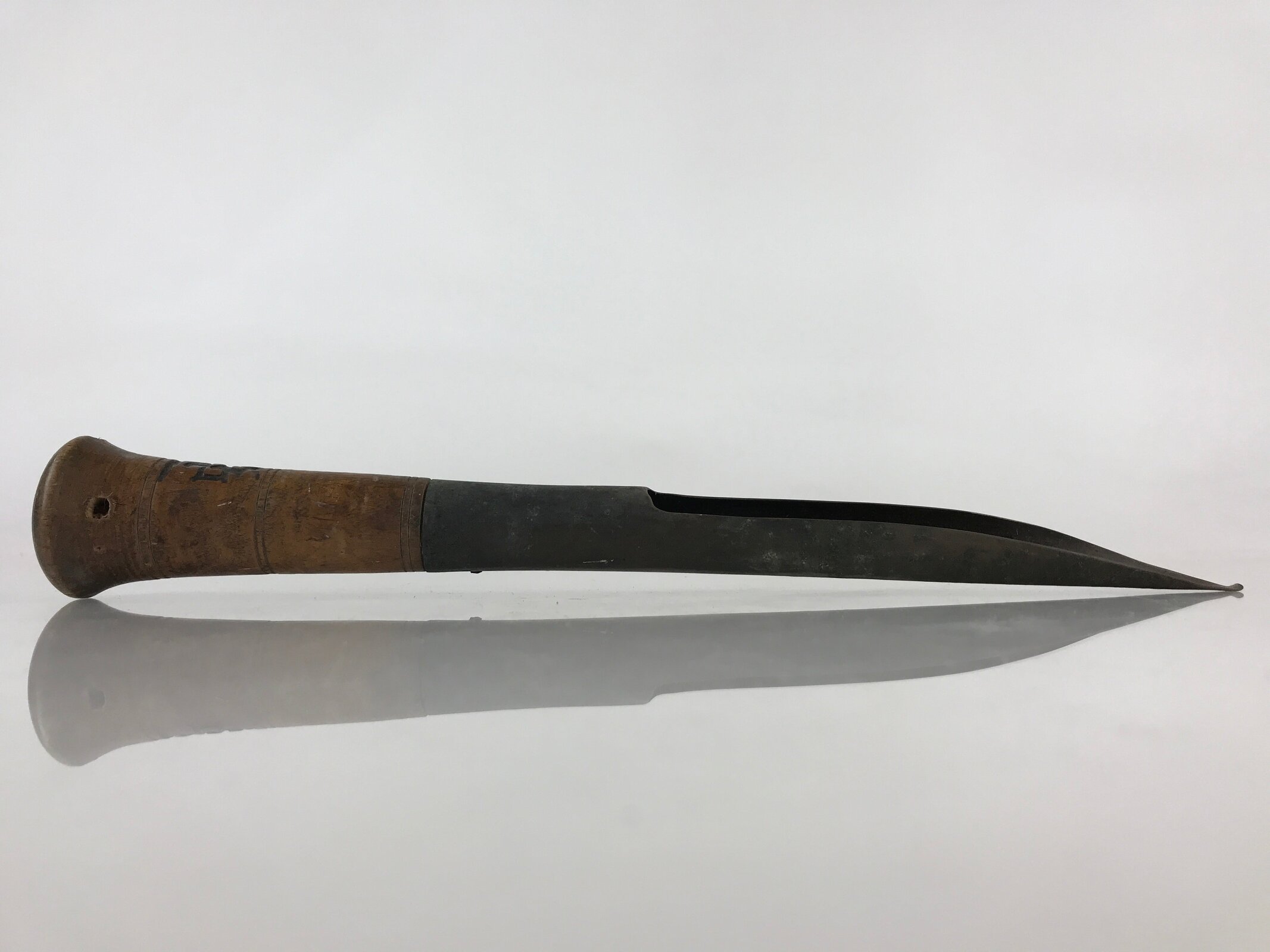 Japanese Rice Measuring Scoop Vtg Quality check Metal Wood Handle JK425