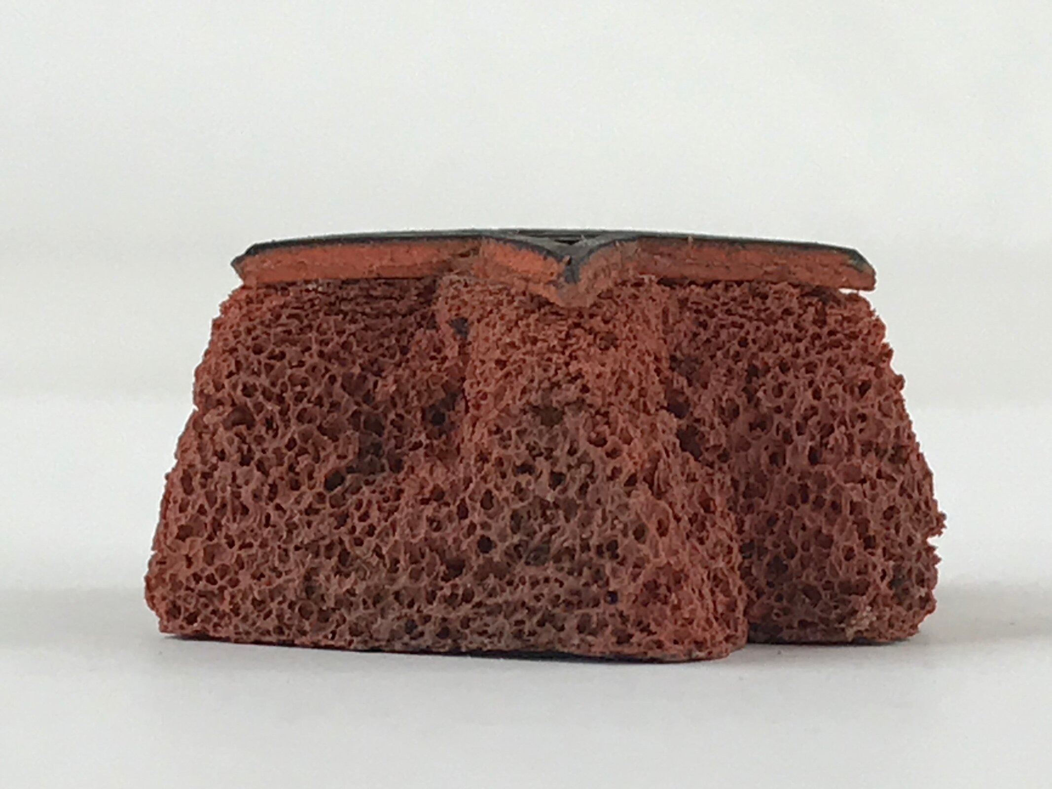 Japanese Rubber Stamp 5-Pointed Star Vtg Kanji Sponge Base Stationary HS211