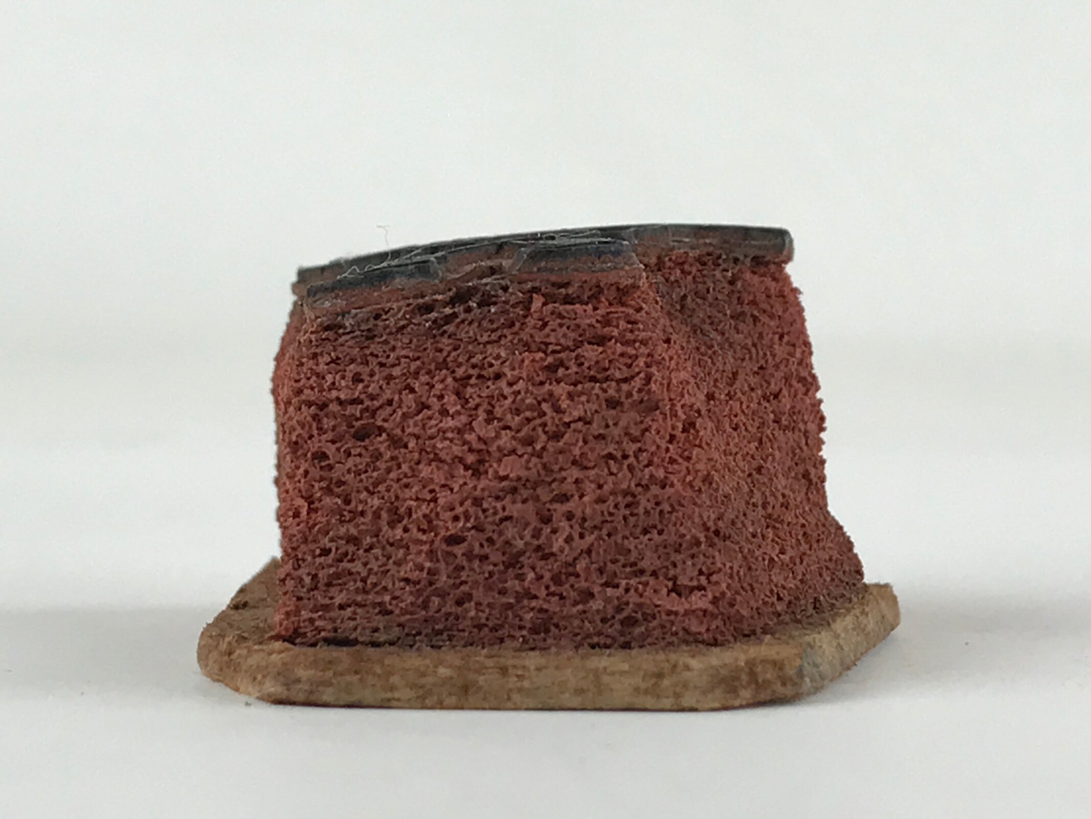 Japanese Rubber Stamp Boy Playing Vtg Sponge Base Stationary HS242