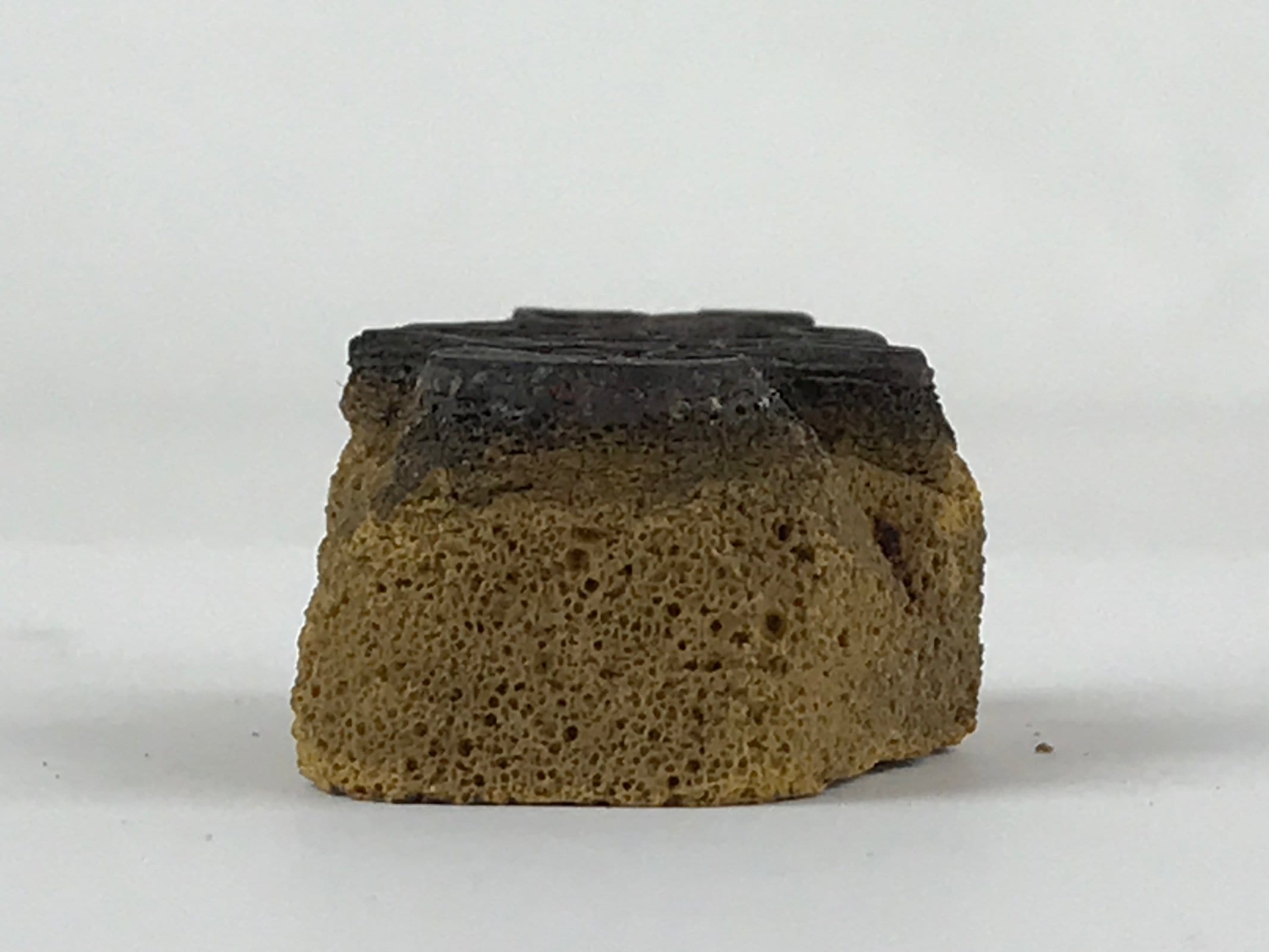 Japanese Rubber Stamp Child Holding Object Vtg Sponge Base Stationary HS233