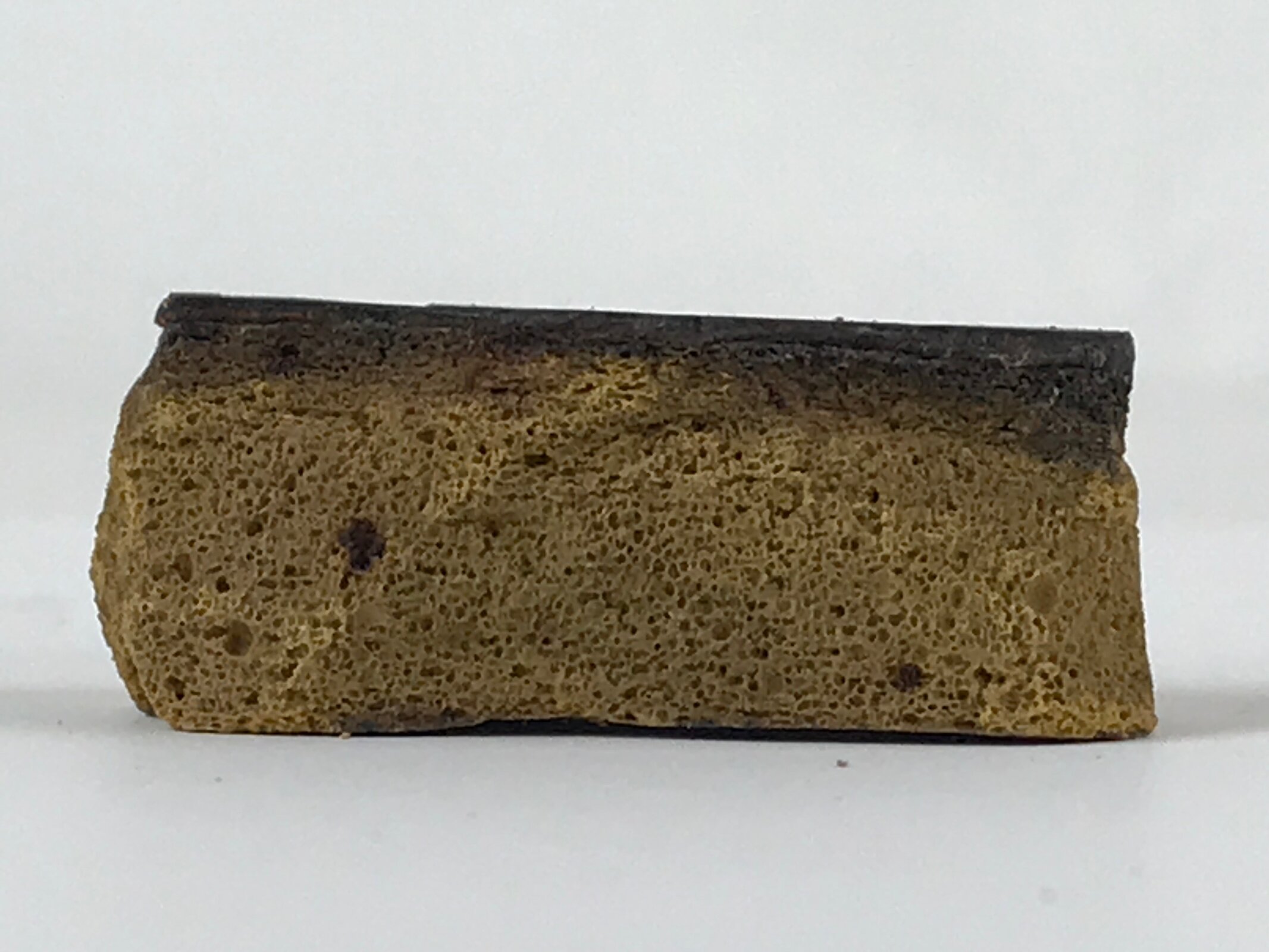 Japanese Rubber Stamp Child Holding Object Vtg Sponge Base Stationary HS233