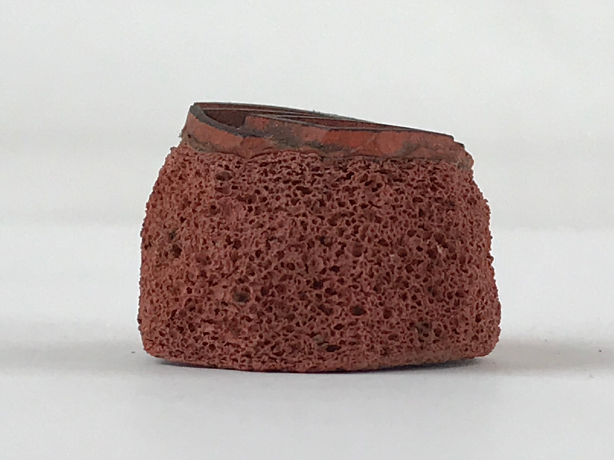 Japanese Rubber Stamp Kanji Round Vtg Sponge Base Stationary HS215