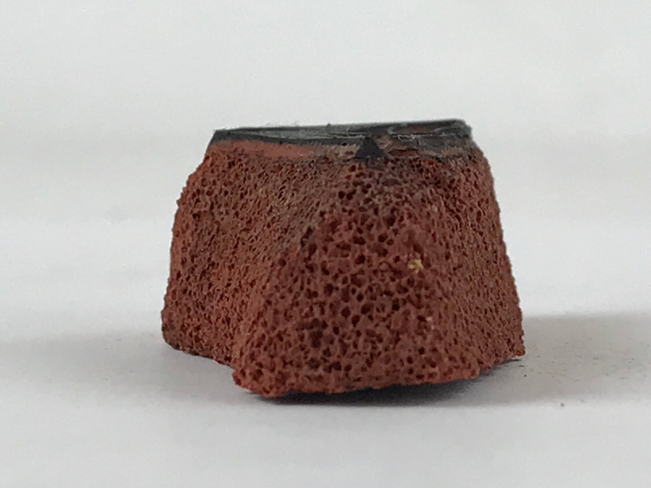 Japanese Rubber Stamp Mount Fuji Vtg Nature Sponge Base Stationary HS274