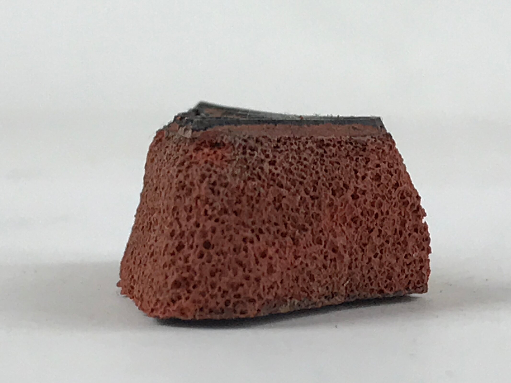 Japanese Rubber Stamp Mount Fuji Vtg Nature Sponge Base Stationary HS274