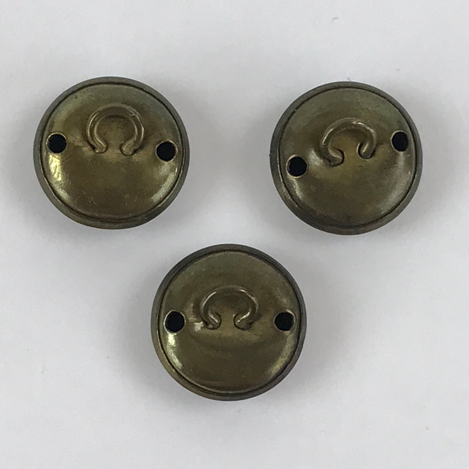 Japanese School Uniform Old Buttons Vtg Gakuran Gold Metal Showa Student JK516