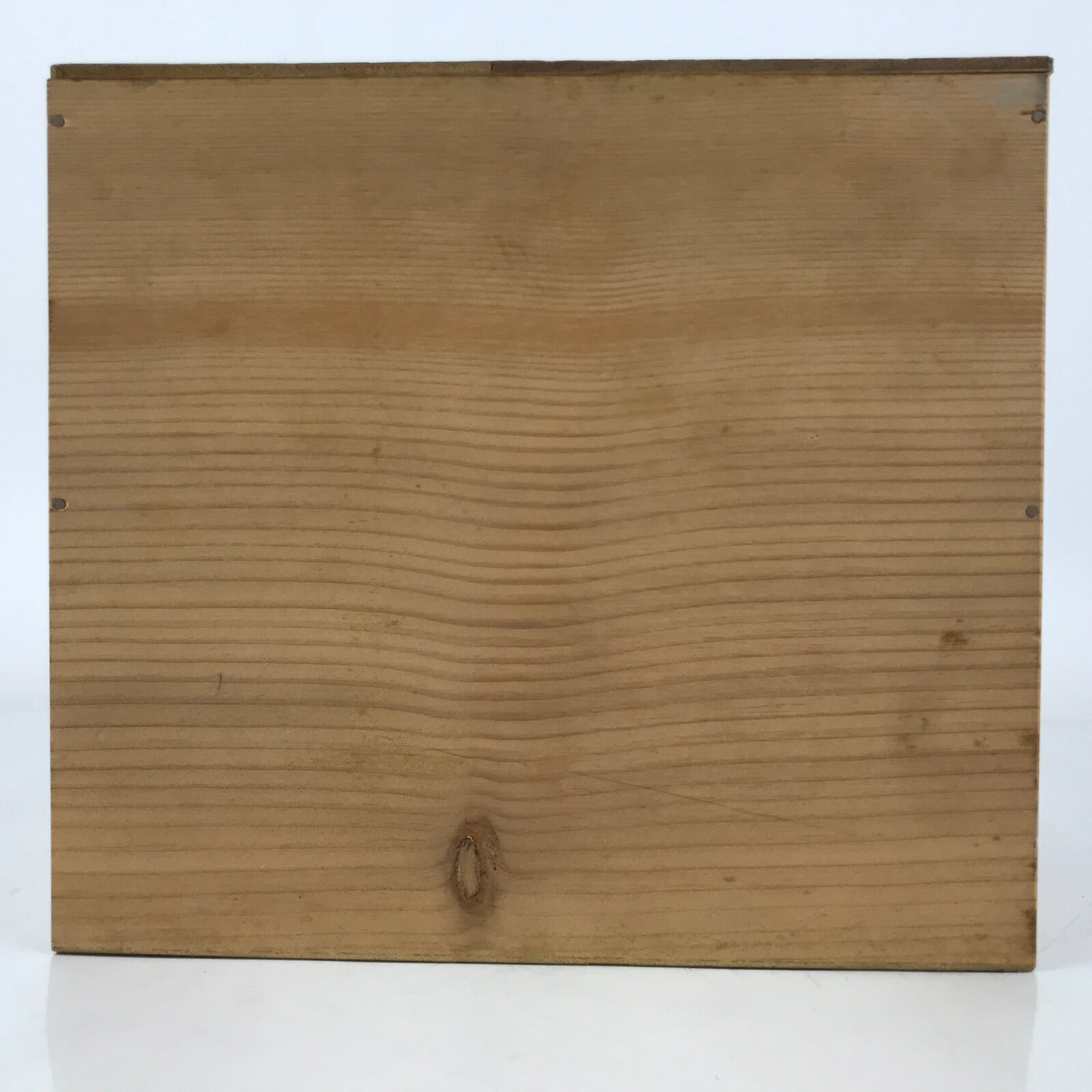 Japanese Shigaraki Ware Ceramic Flower Vase Vtg Large Round Brown w/Box PX777