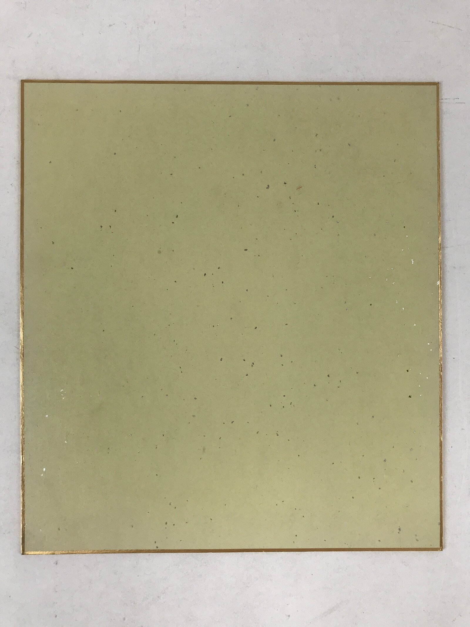 Japanese Shikishi Art Board Magnolia Trees Vtg White Pink Flowers Painting A557