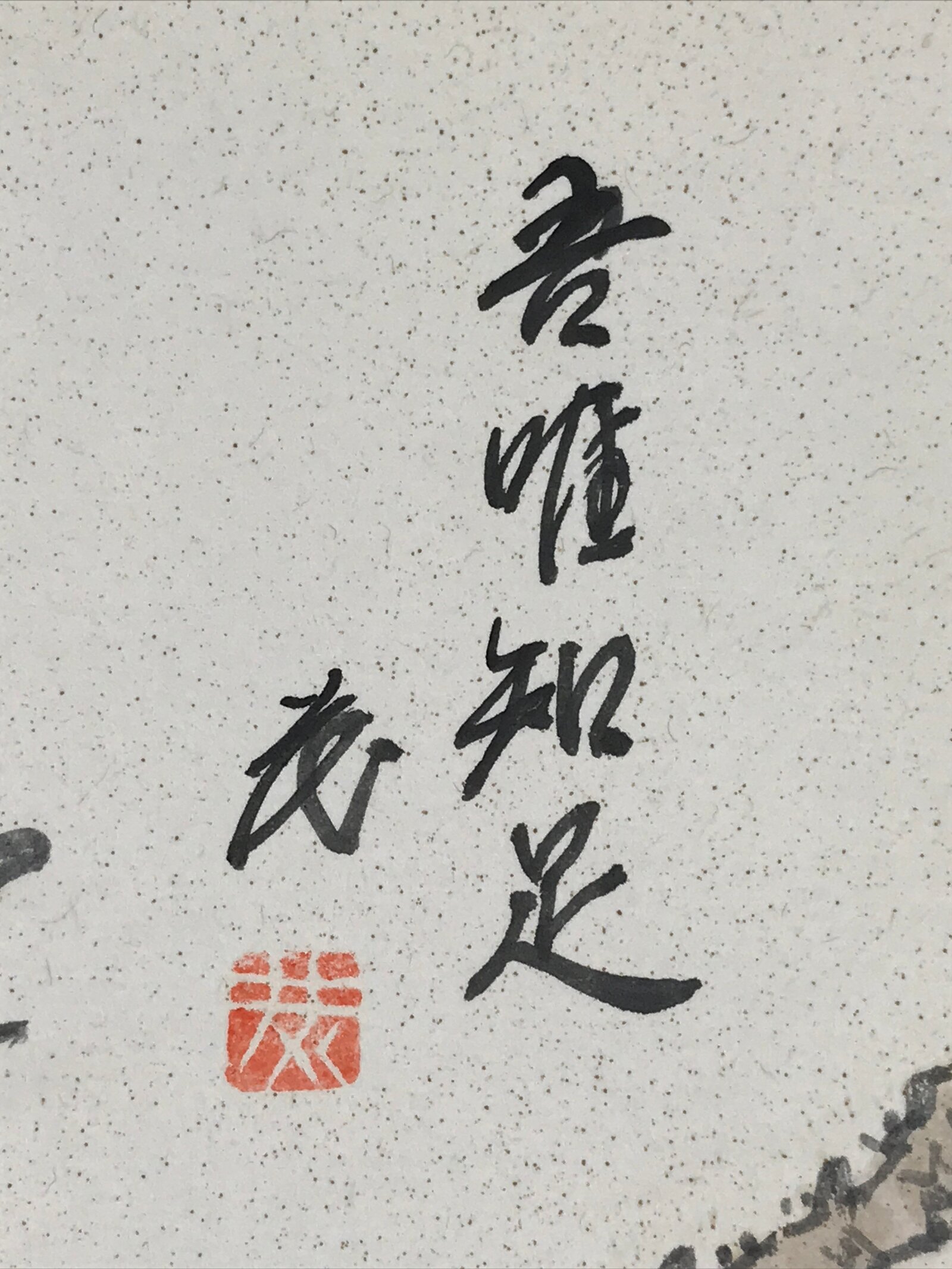 Japanese Shikishi Art Board Magnolia Trees Vtg White Pink Flowers Painting A557