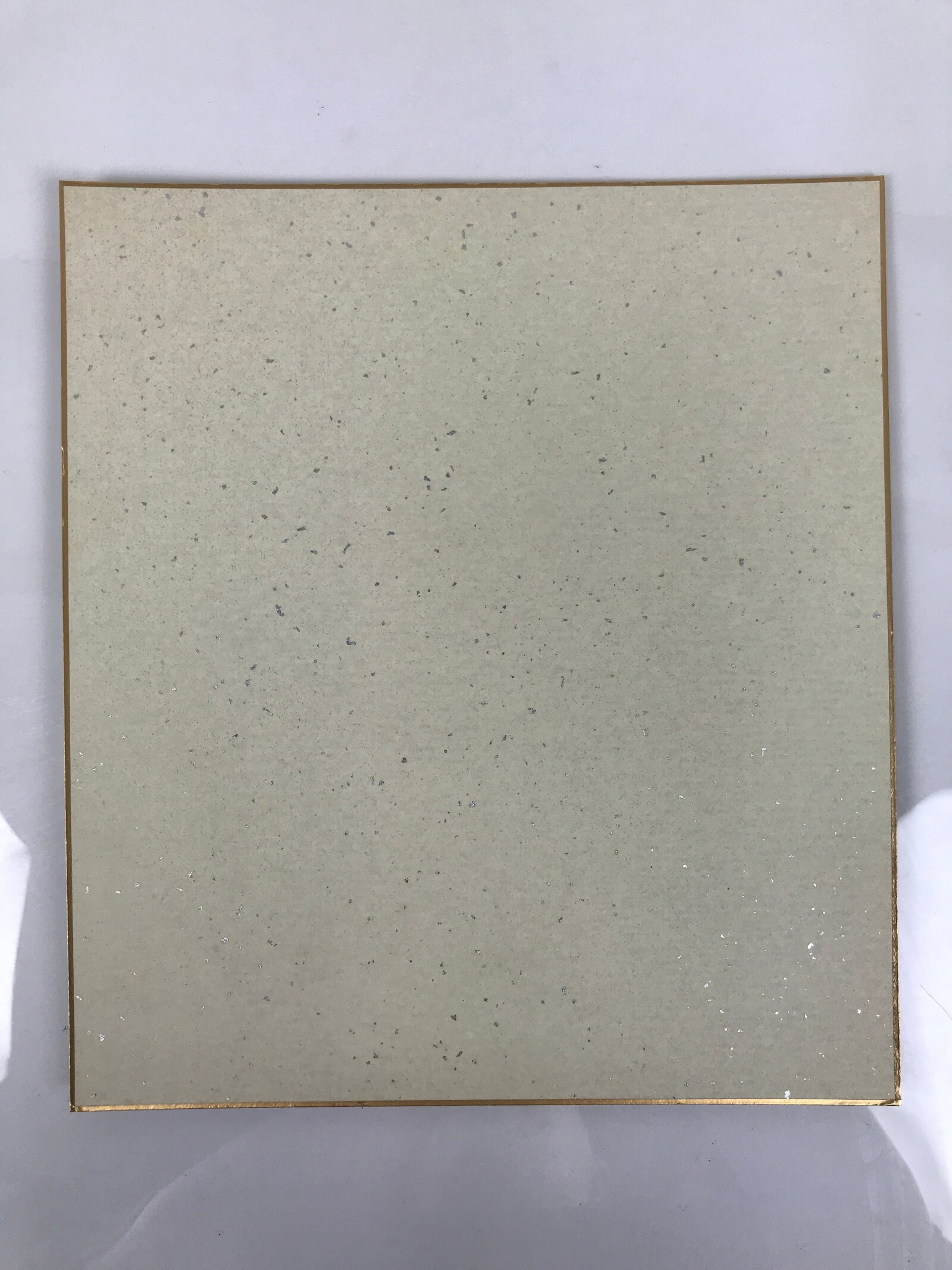 Japanese Shikishi Art Board Oshie Silk Fabric Vtg Zodiac Mouse Lucky Hammer A782