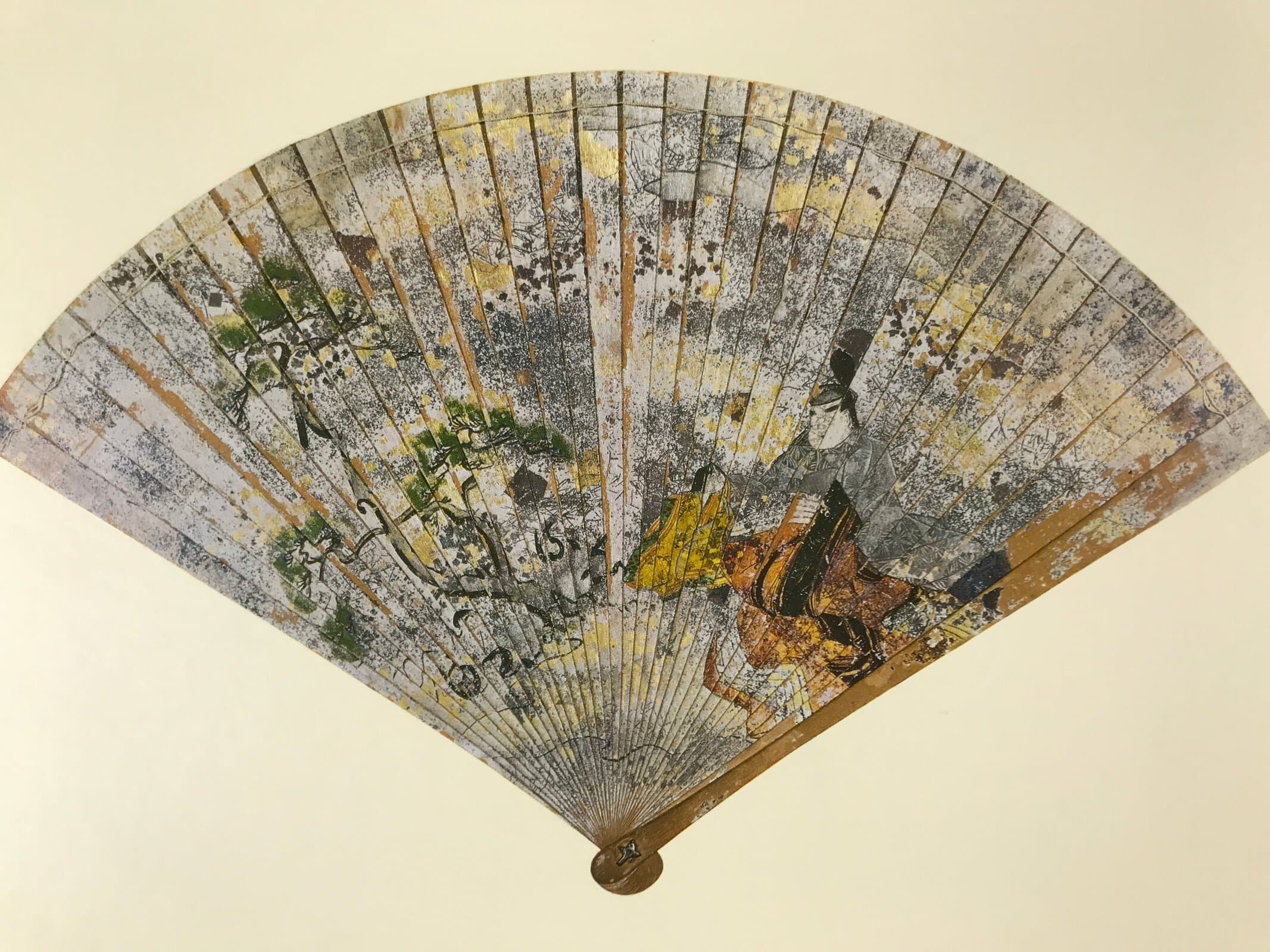 Japanese Shikishi Art Reproduction National Treasure Sai-e Hi-ougi A638