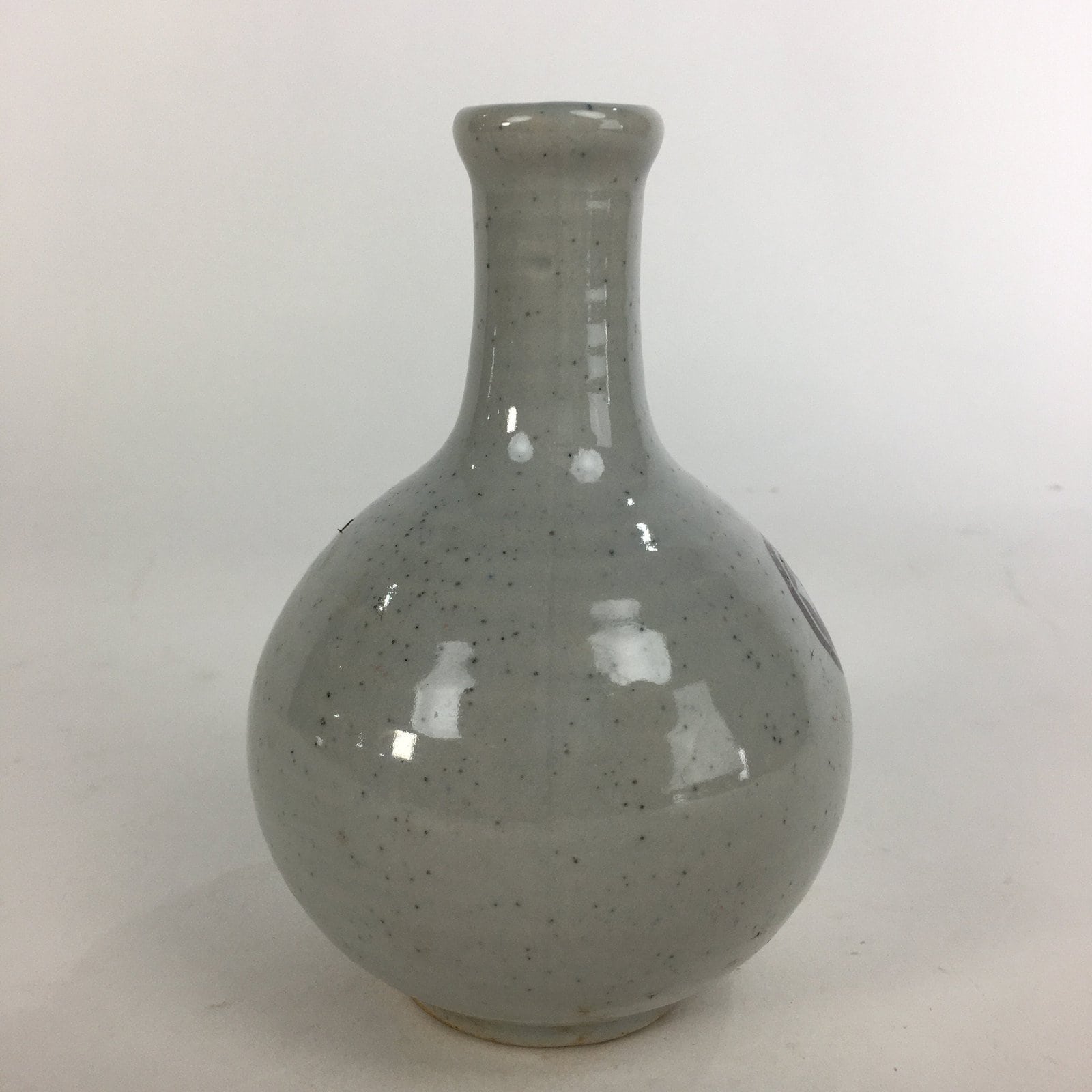 Japanese Shinto Sake Bottle Vtg Porcelain Masumida Shrine Omiki Tokkuri BU466