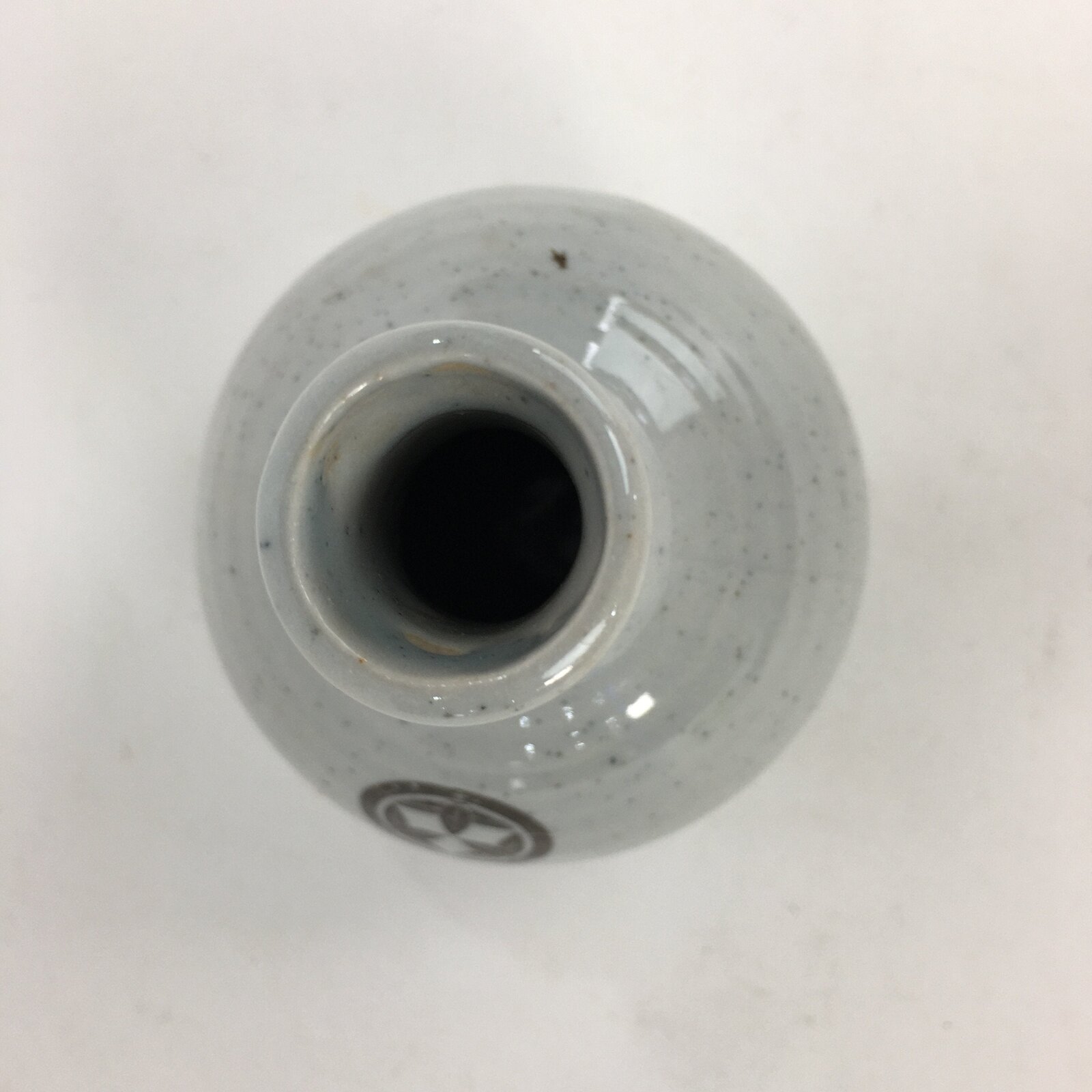 Japanese Shinto Sake Bottle Vtg Porcelain Masumida Shrine Omiki Tokkuri BU466